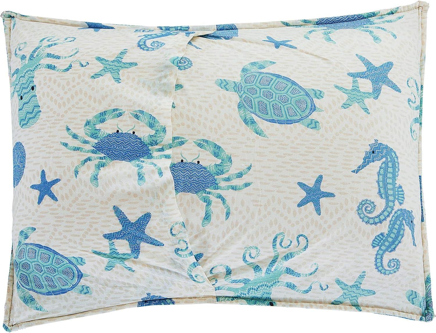 Outlook Beach Coastal Beach Reversible Quilt Set