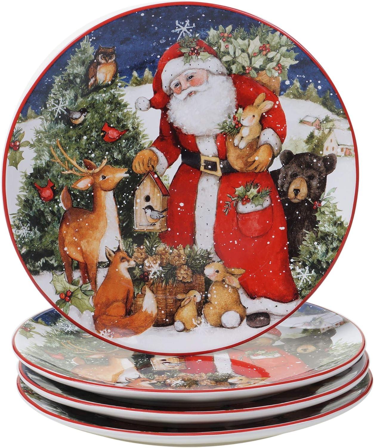 Certified International Certified International Magic Of Christmas  Santa 16Pc Dinnerware Set