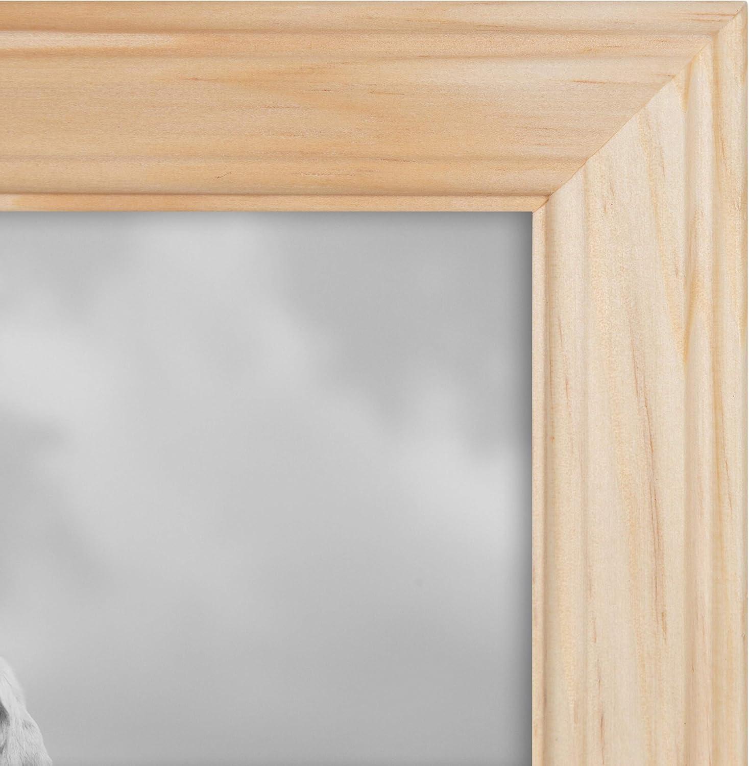 10pc Bordeaux Frame Boxs White/Black/Natural Wood - Kate & Laurel All Things Decor: Wall Display, Multi-Size, Modern Style