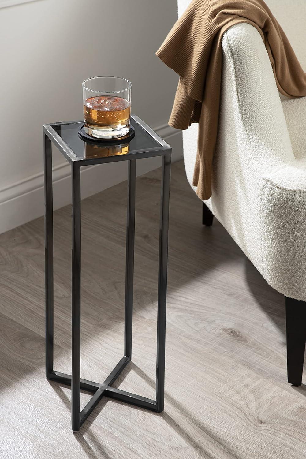 Kate and Laurel Jaspur Square Metal End Table