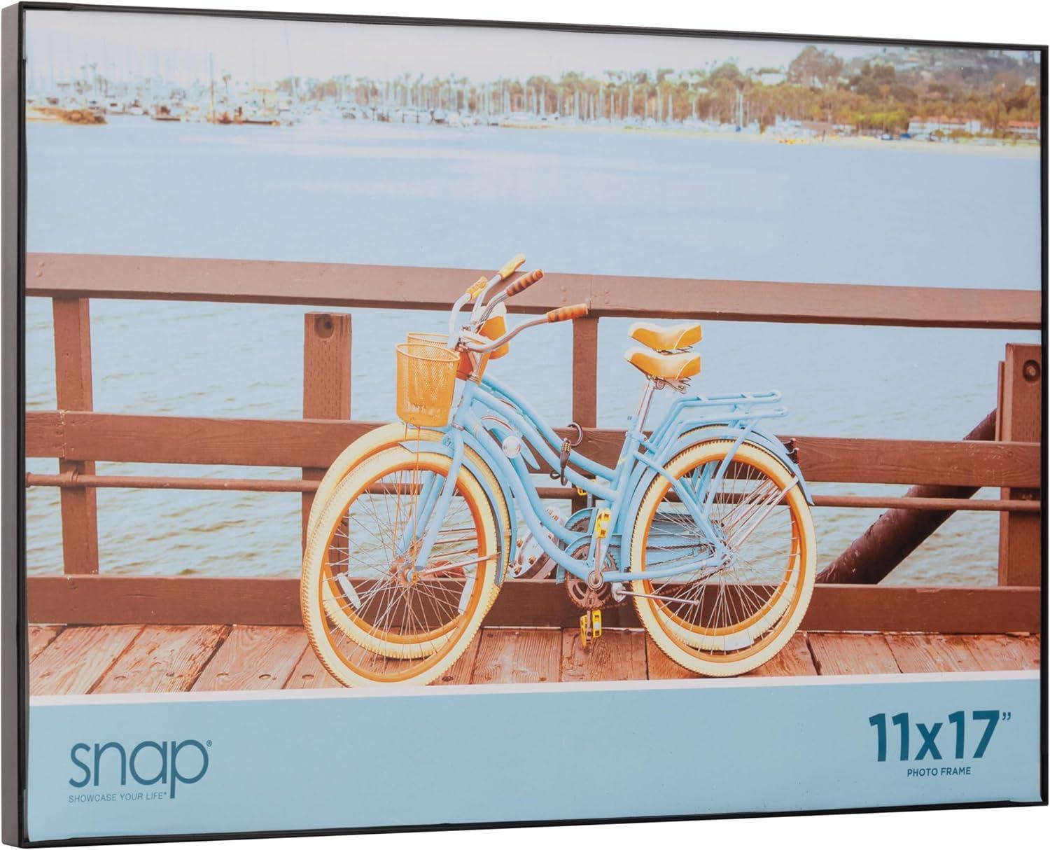 Snap 11" x 17" Black Poster Picture Frame - 4 Frames