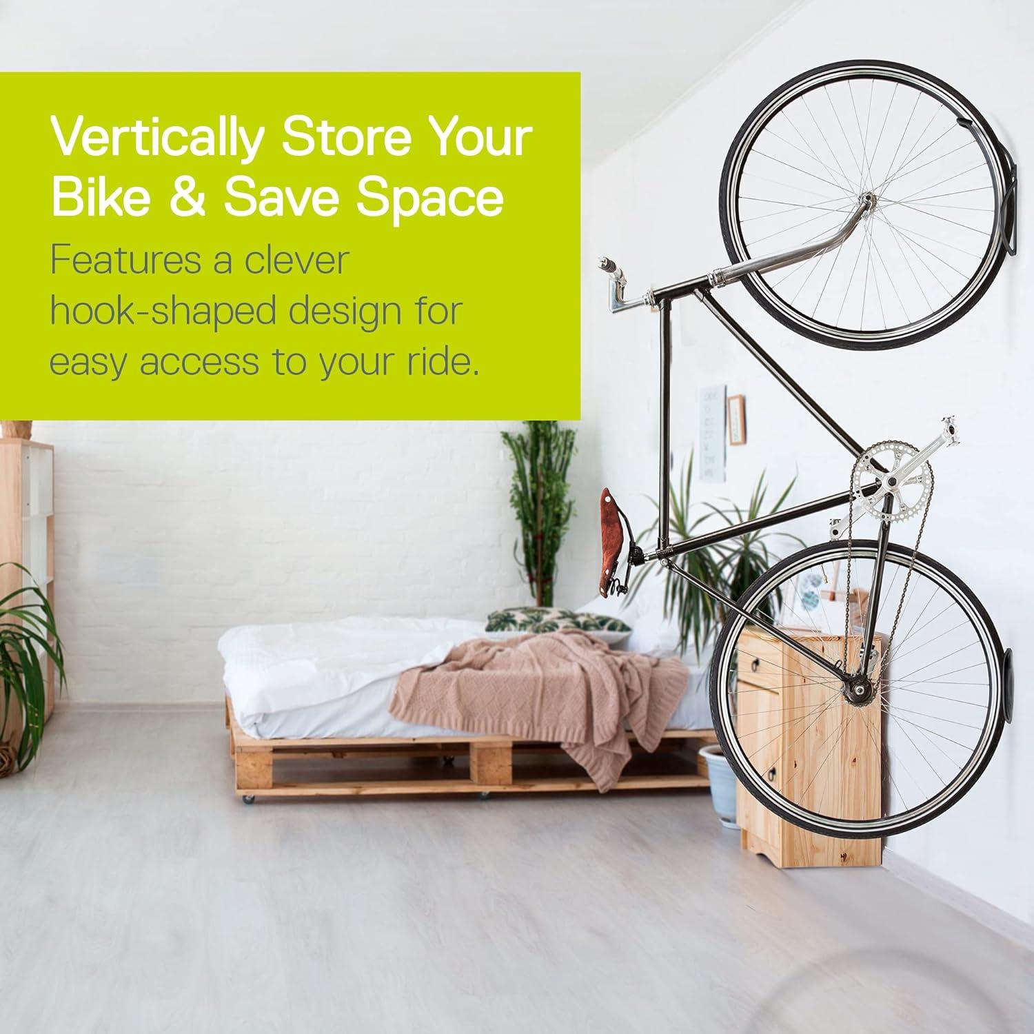 Leonardo Da Vinci Wall Mounted Bike Rack and Tray