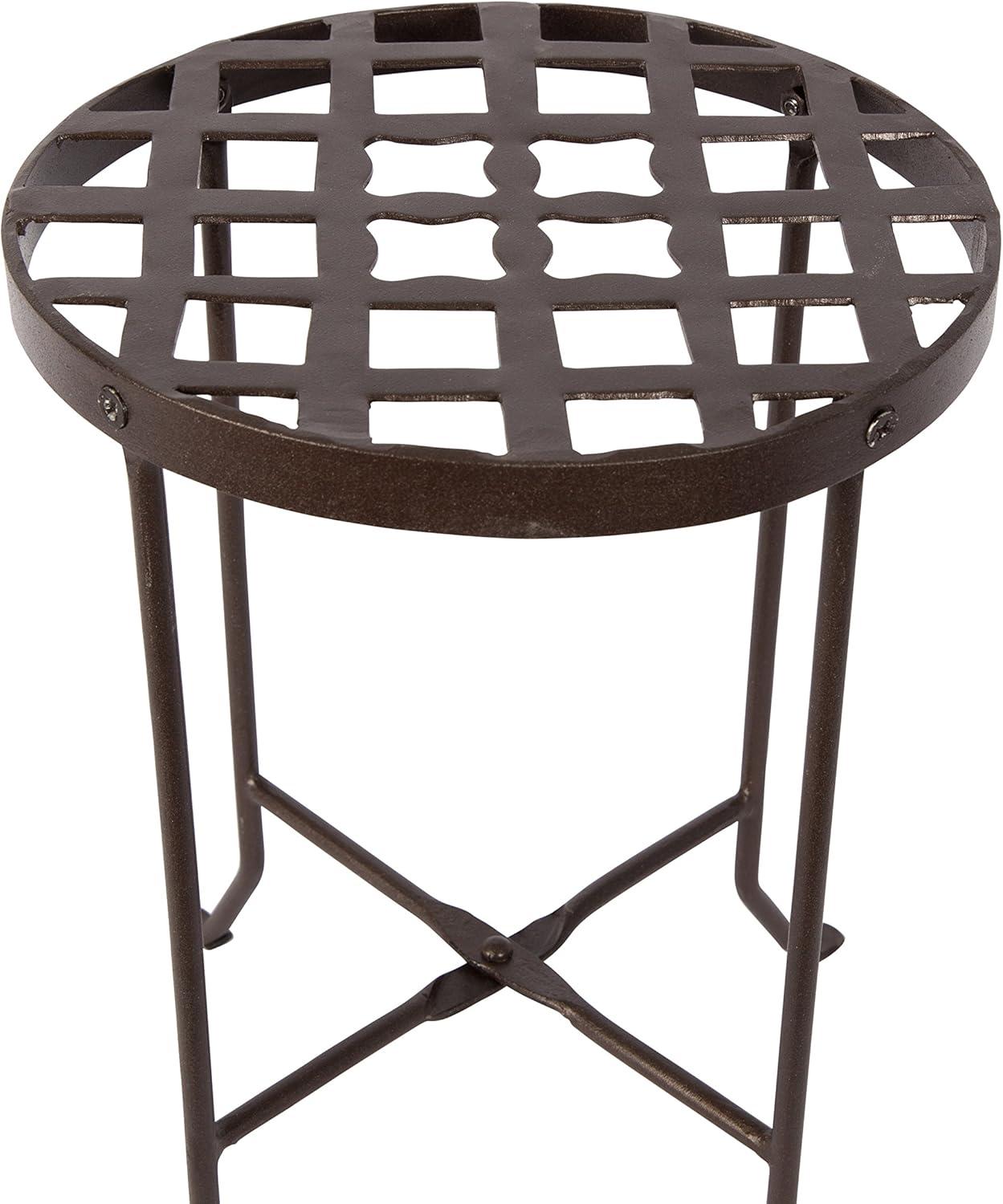 Achla FB-22 Lowers Plant Stand II in Roman Bronze Powder Coated