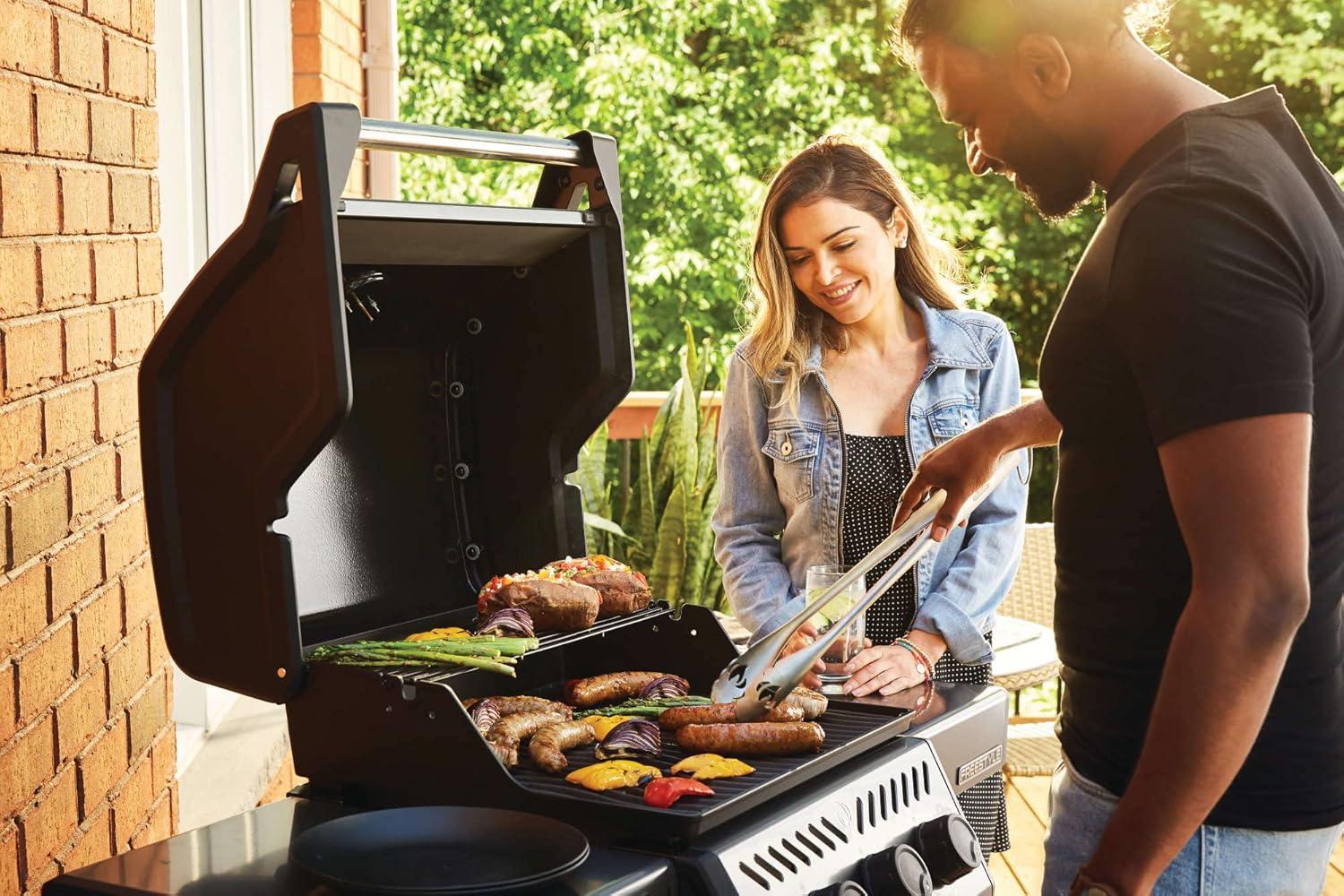 Napoleon 3 - Burner Free Standing 33000 BTU Gas Grill with Cabinet