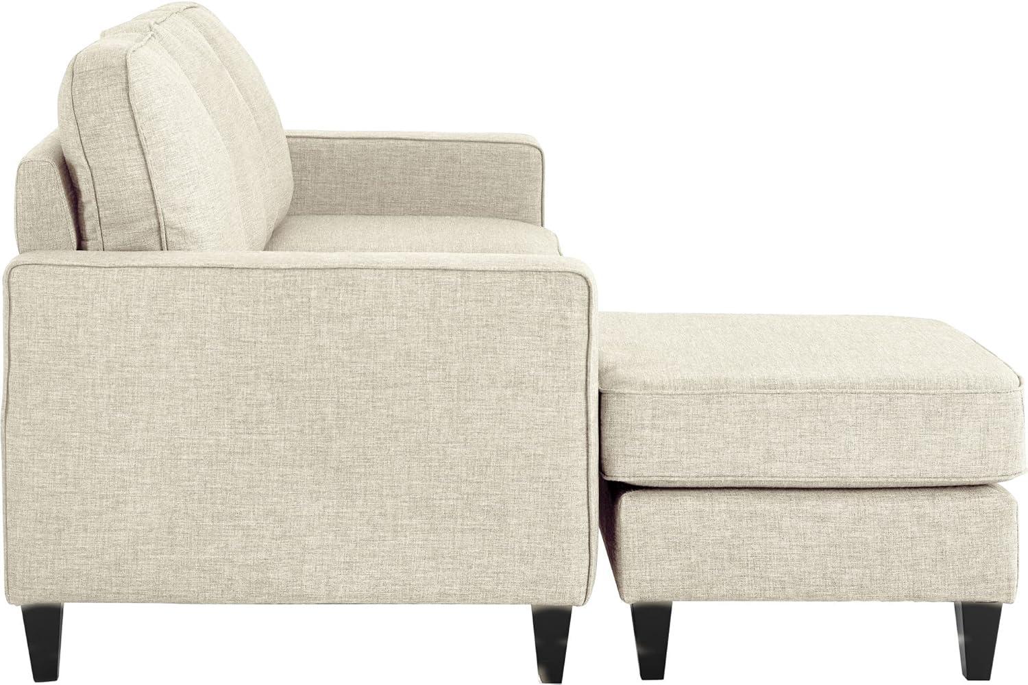 Serta Harmon Upholstered Reversible Sectional Sofa and Chaise