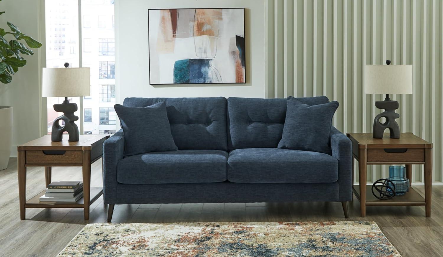 Ashley Furniture Bixler Navy Sofa