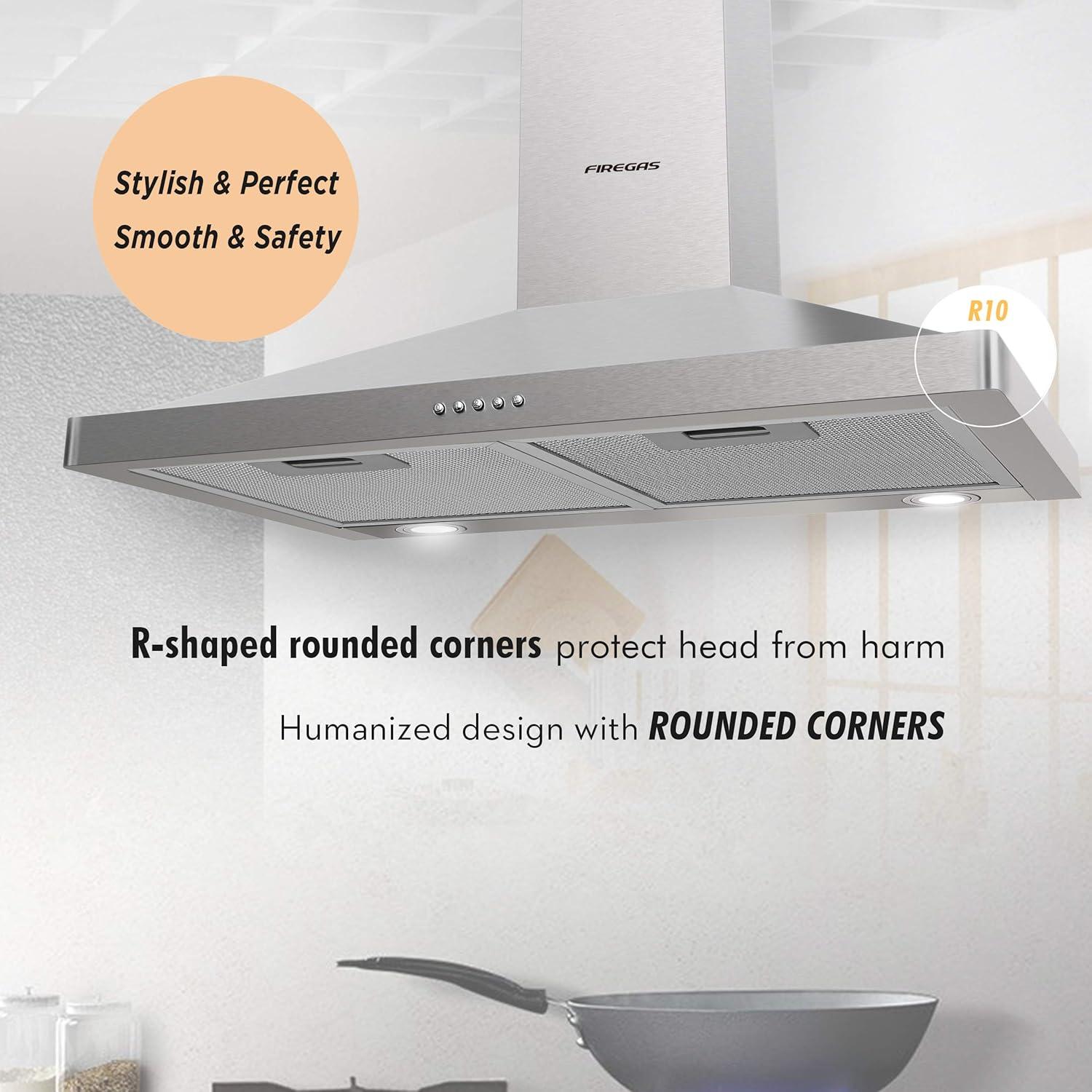 30-Inch Stainless Steel Convertible Wall Mount Range Hood