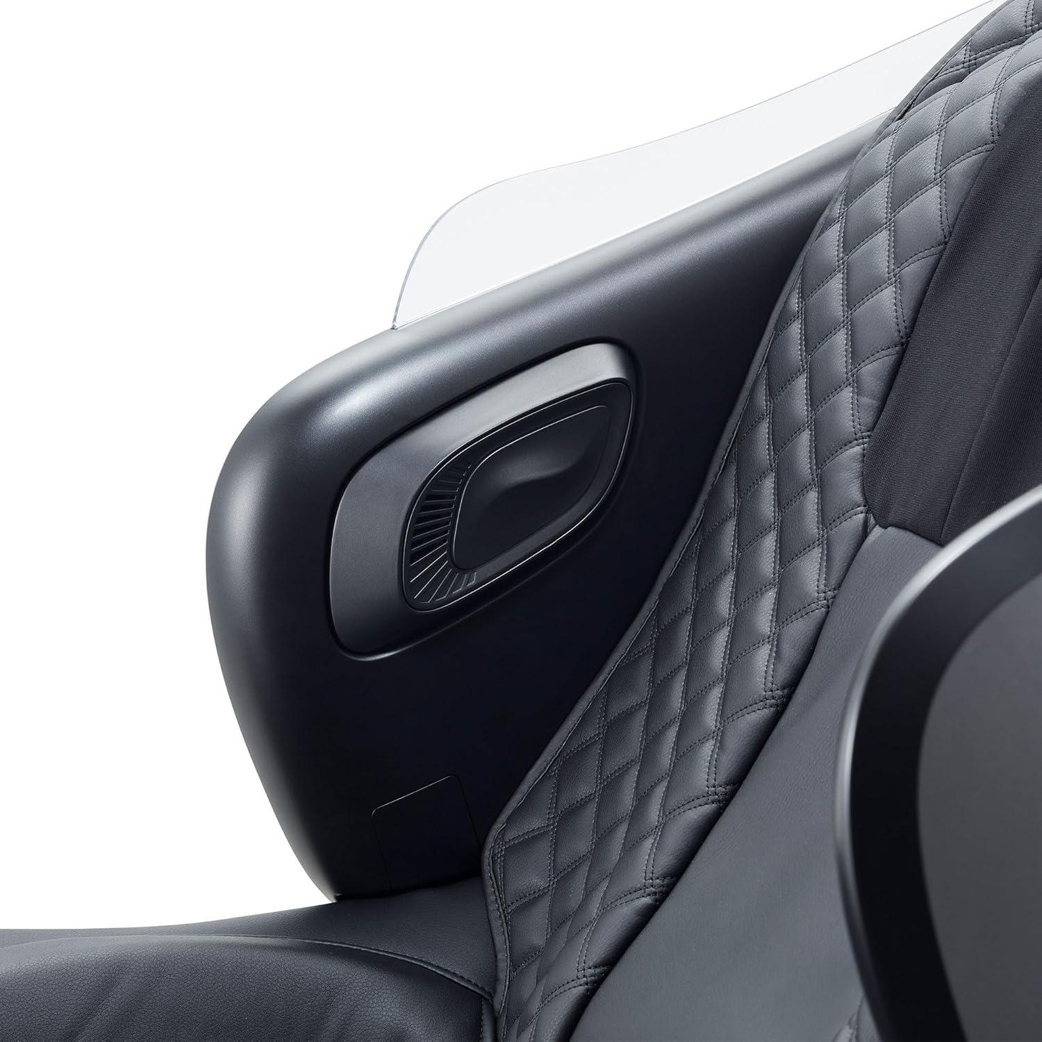 Synca Wellness Synca CirC 3 Zero Gravity Massage Chair with Reversible Ottoman, Black | Wayfair