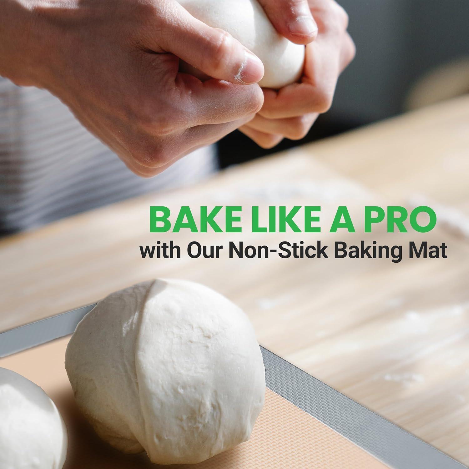 NutriChef NutriChef Non-Stick Silicone 2 Piece Baking Sheet Set (Set of 2)