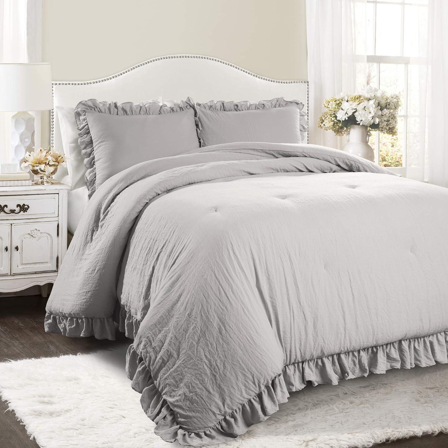 Lush Decor Reyna Microfiber 3 Piece Comforter Set