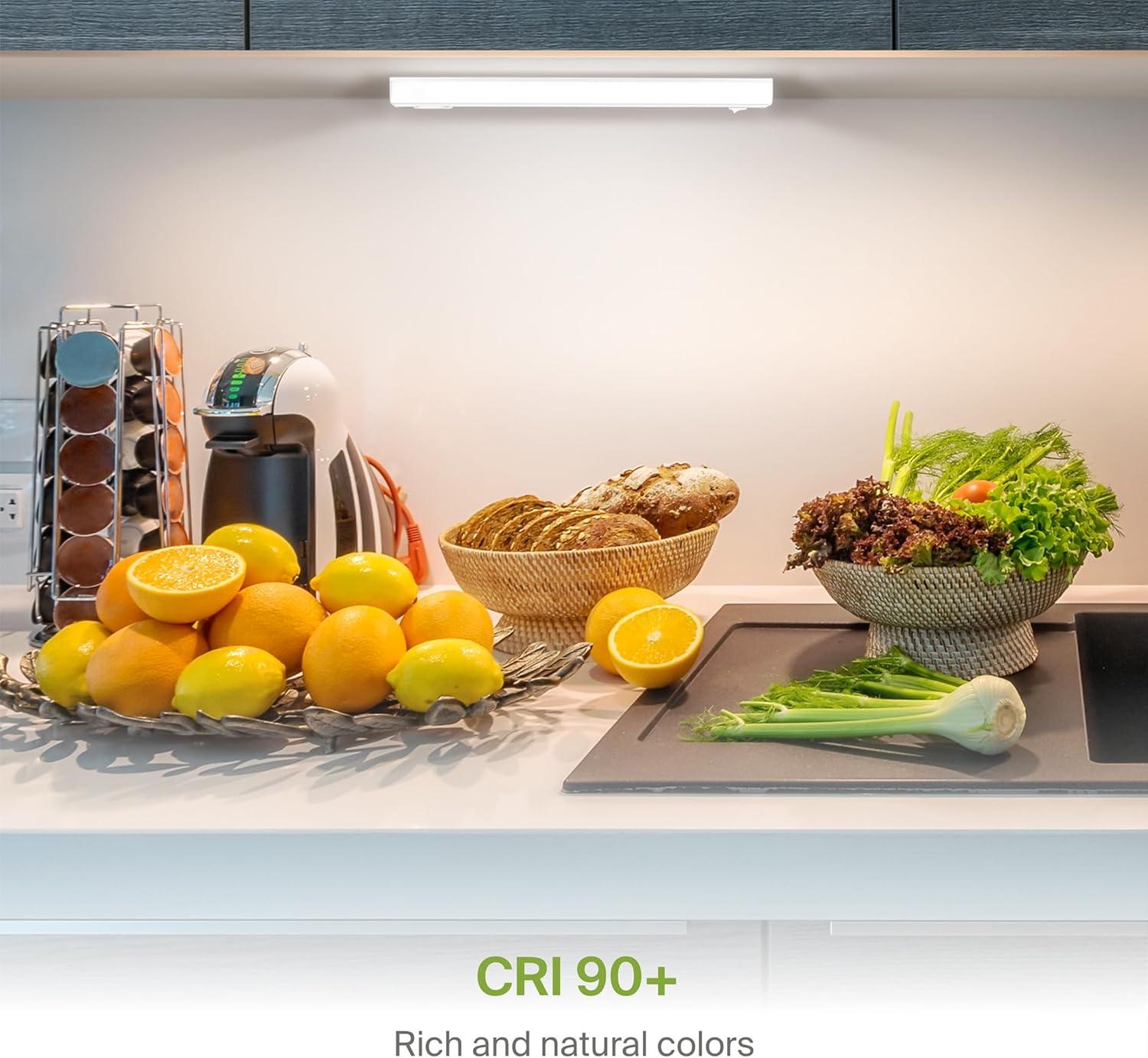 9-Inch LED Under Cabinet Light with On/Off Switch, 5 Color Selectable