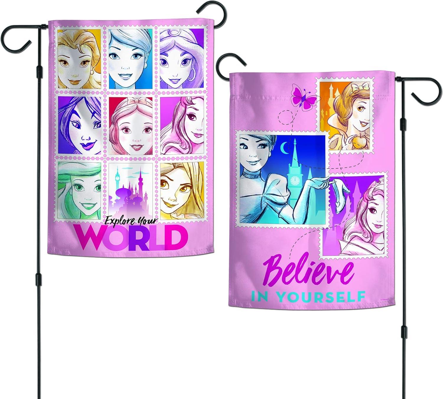 Disney Princesses Double-Sided Garden Flag 12.5" x 18"