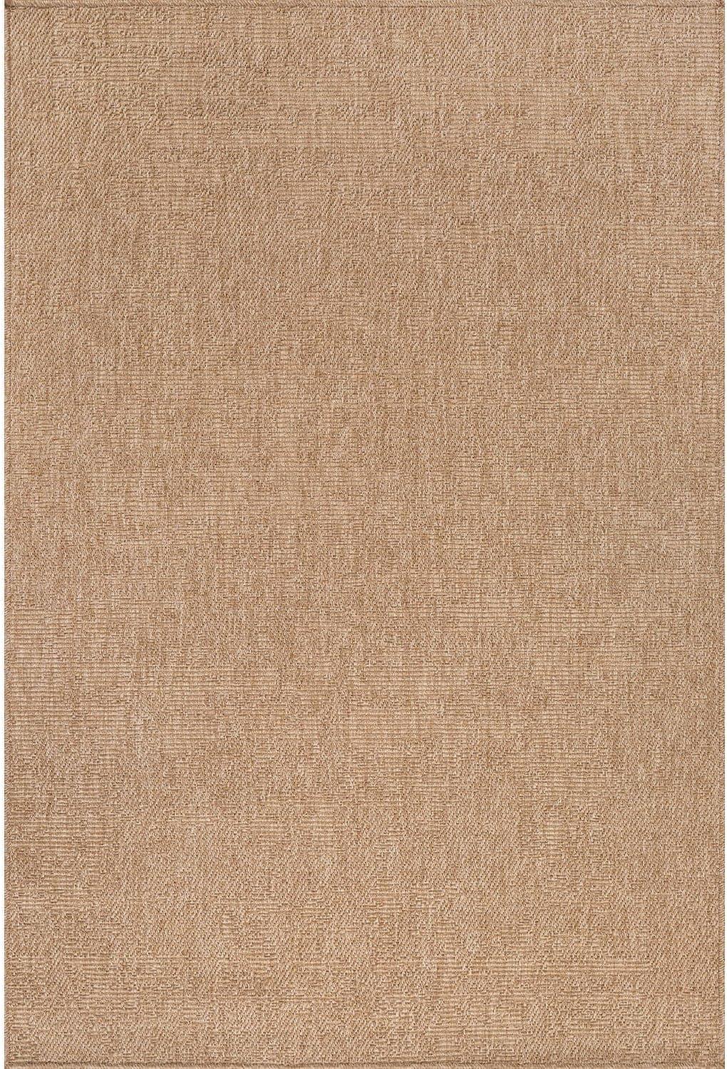 4'x6' Pata Hand Woven Chunky Jute Area Rug, Natural - JONATHAN Y