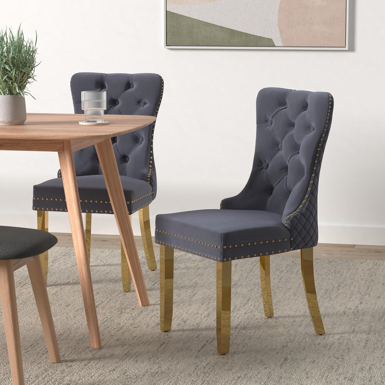 Kiliam Tufted Upholstered Back Side Chair Dining Chair