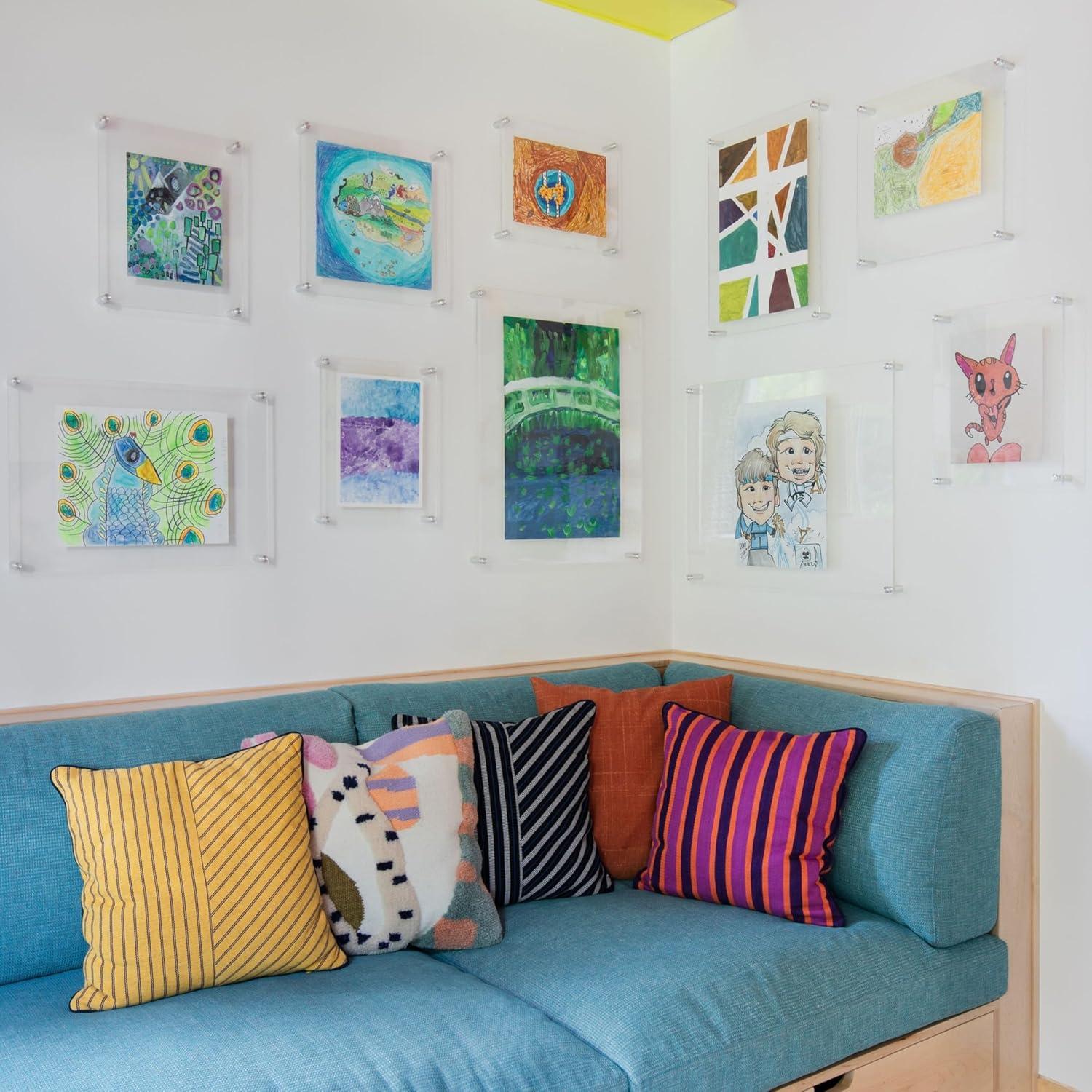 Double Panel Floating Acrylic Picture Frame