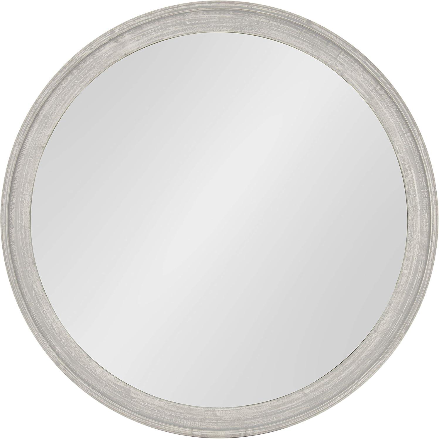 28" Mansell Round Wall Mirror - Kate & Laurel All Things Decor