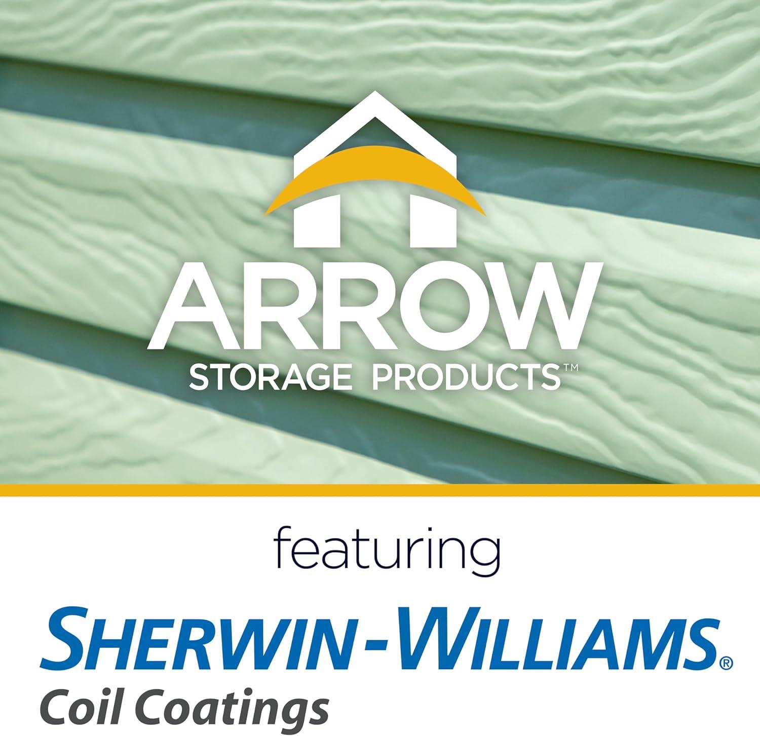 Arrow Select Steel Storage Shed, 6x5