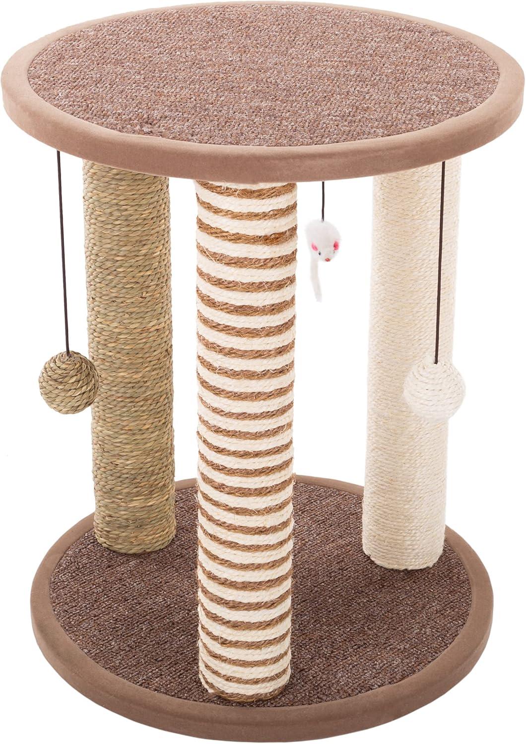 PETMAKER Cat Scratching Post Tower with 3 Posts