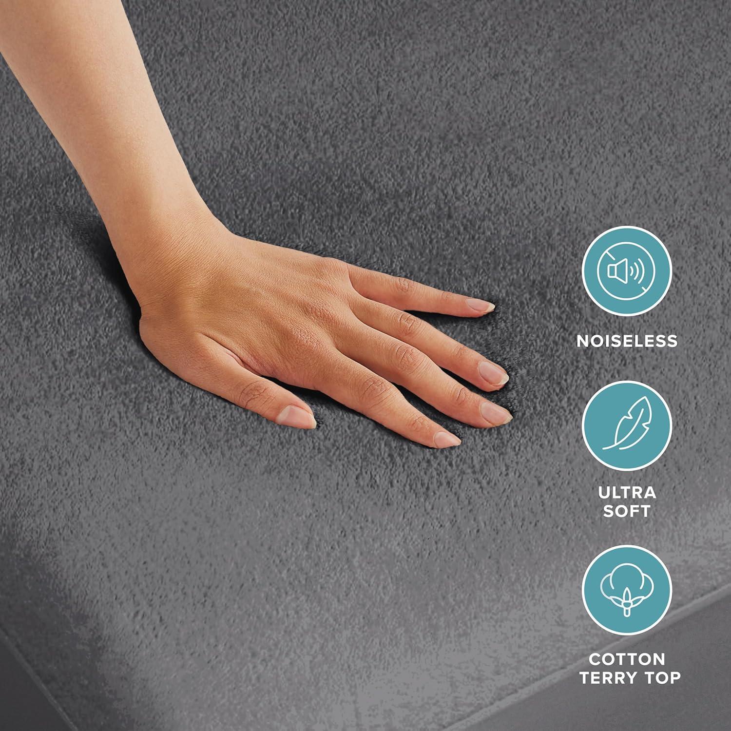 Bare Home Premium Ultra Soft Waterproof Fitted Mattress Protector