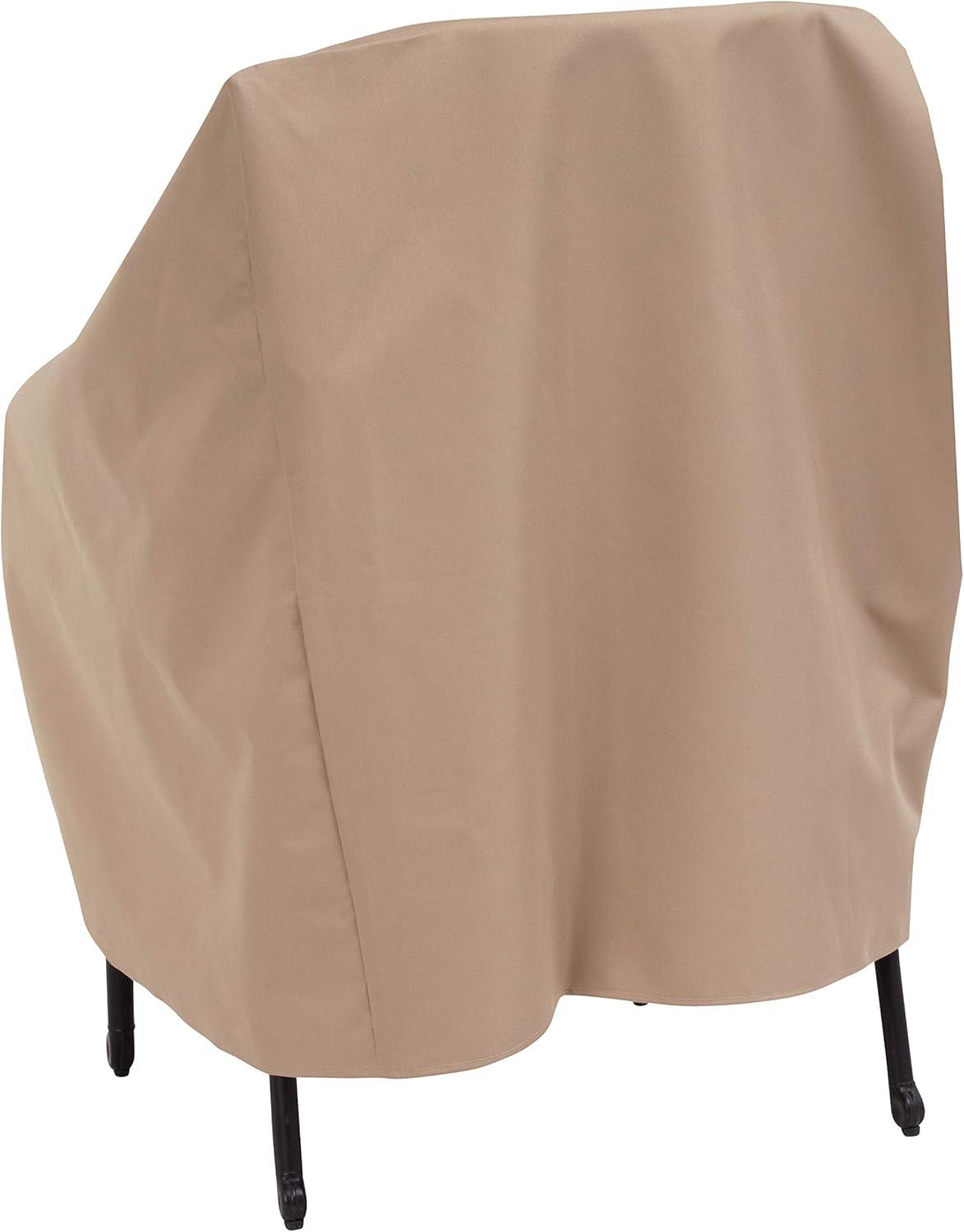 Modern Leisure Basics Patio Chair Cover, 33"L X 34"W X 31"H, Khaki