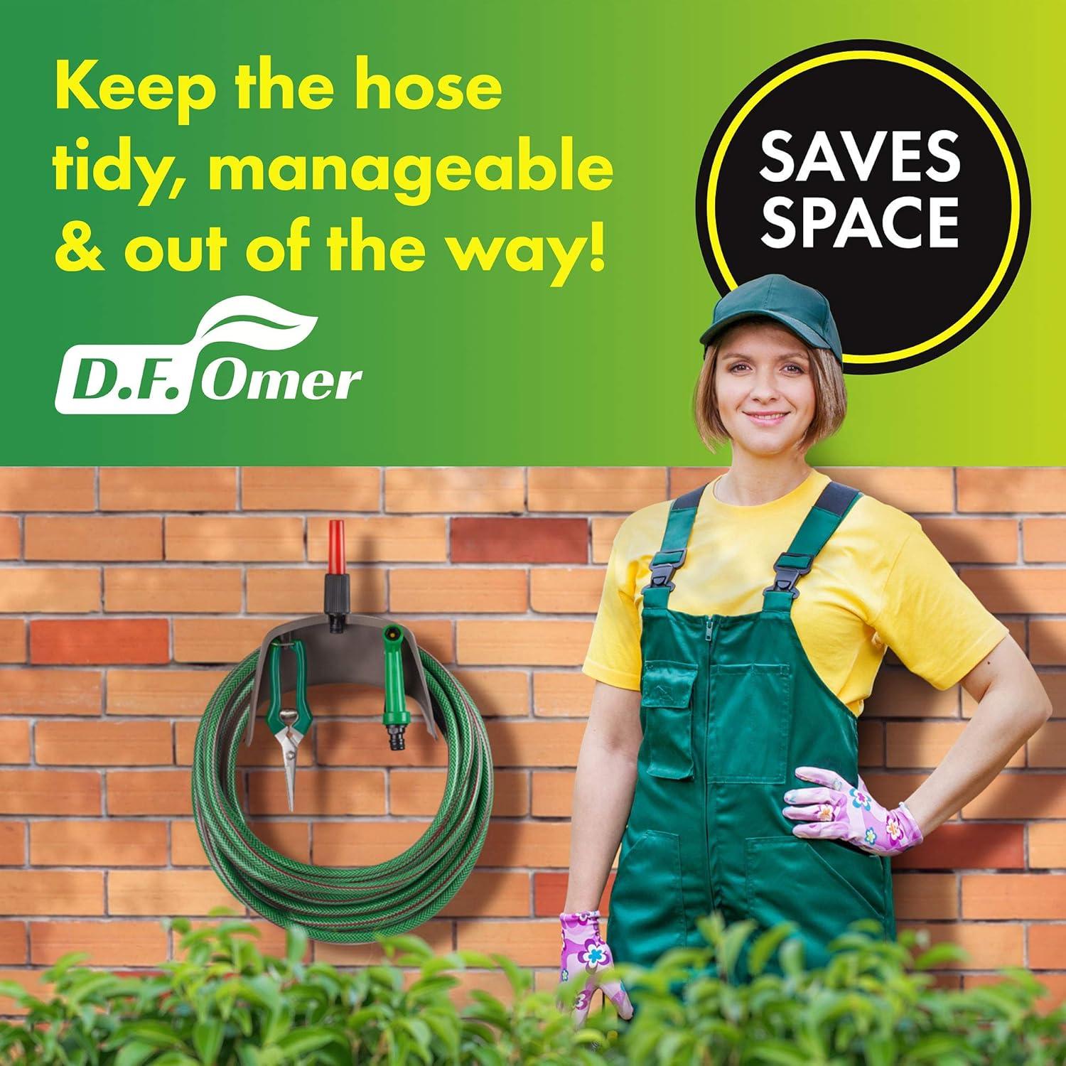 D.F. Omer Plastic Wall Hose Holder
