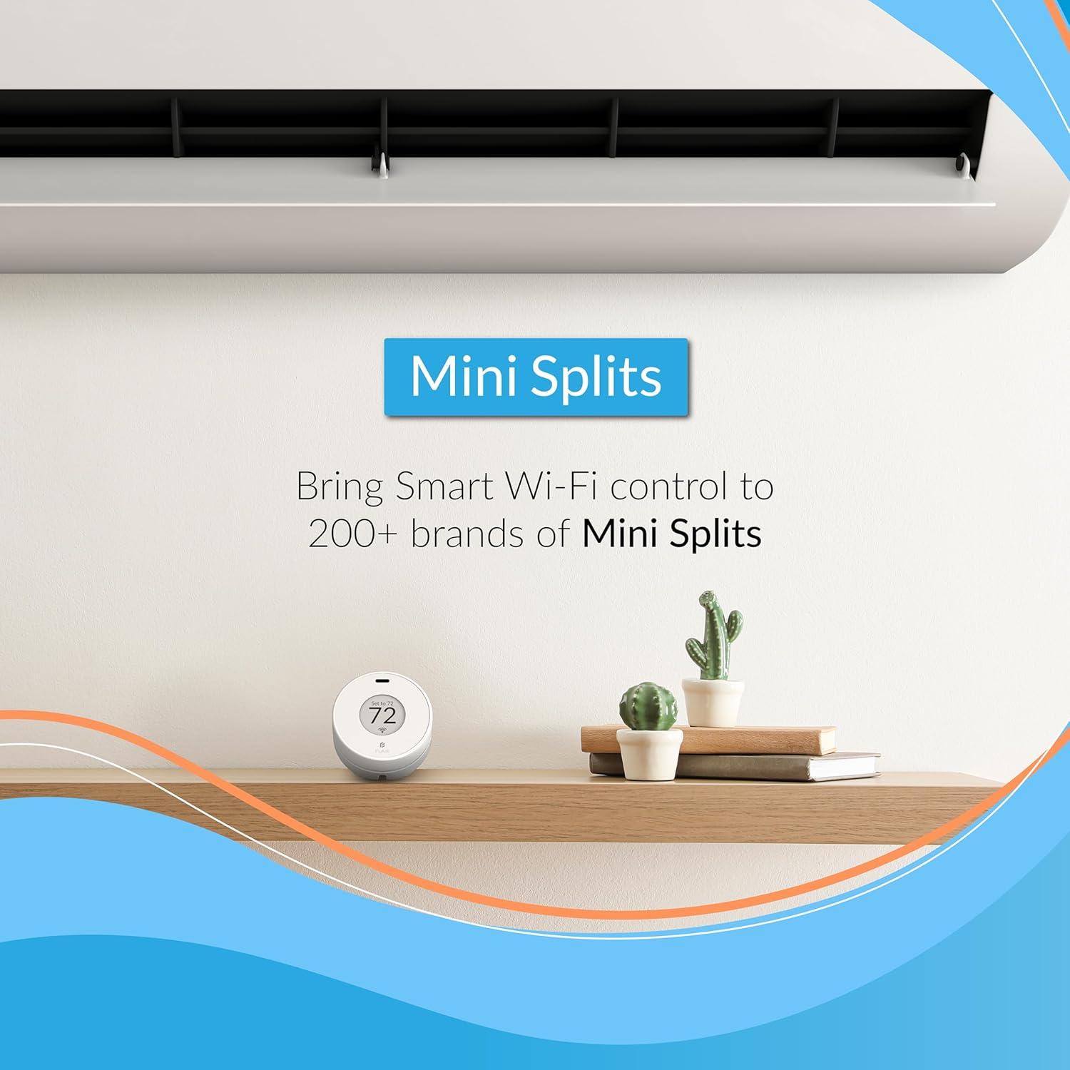 Flair Puck, WiFi Wireless Thermostat (Pearl White). Controls Flair Smart Vents. Compatible with Alexa, works with ecobee, Honeywell smart thermostats, and Google Assistant.