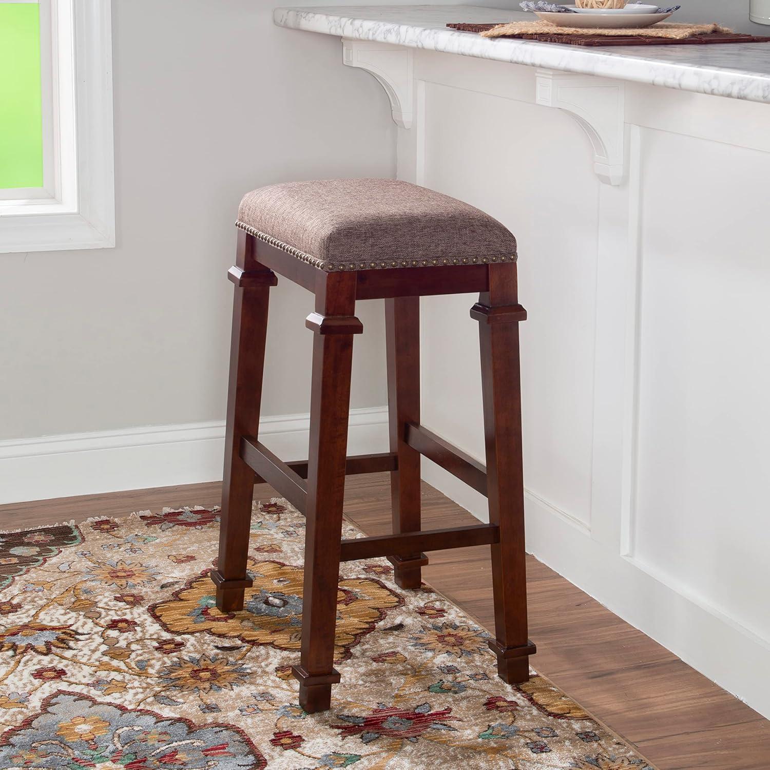 Kennedy Backless Barstool Wood - Linon