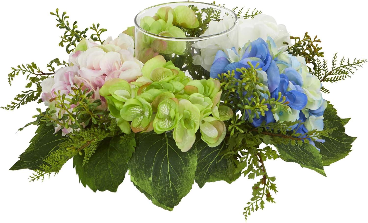 Nearly Natural 5.5-in Hydrangea Artificial Candelabrum