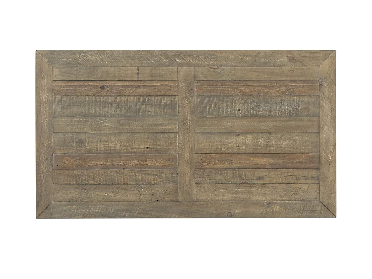 Napa Solid Wood Coffee Table White Stain and Natural Brown - Martin Svensson Home