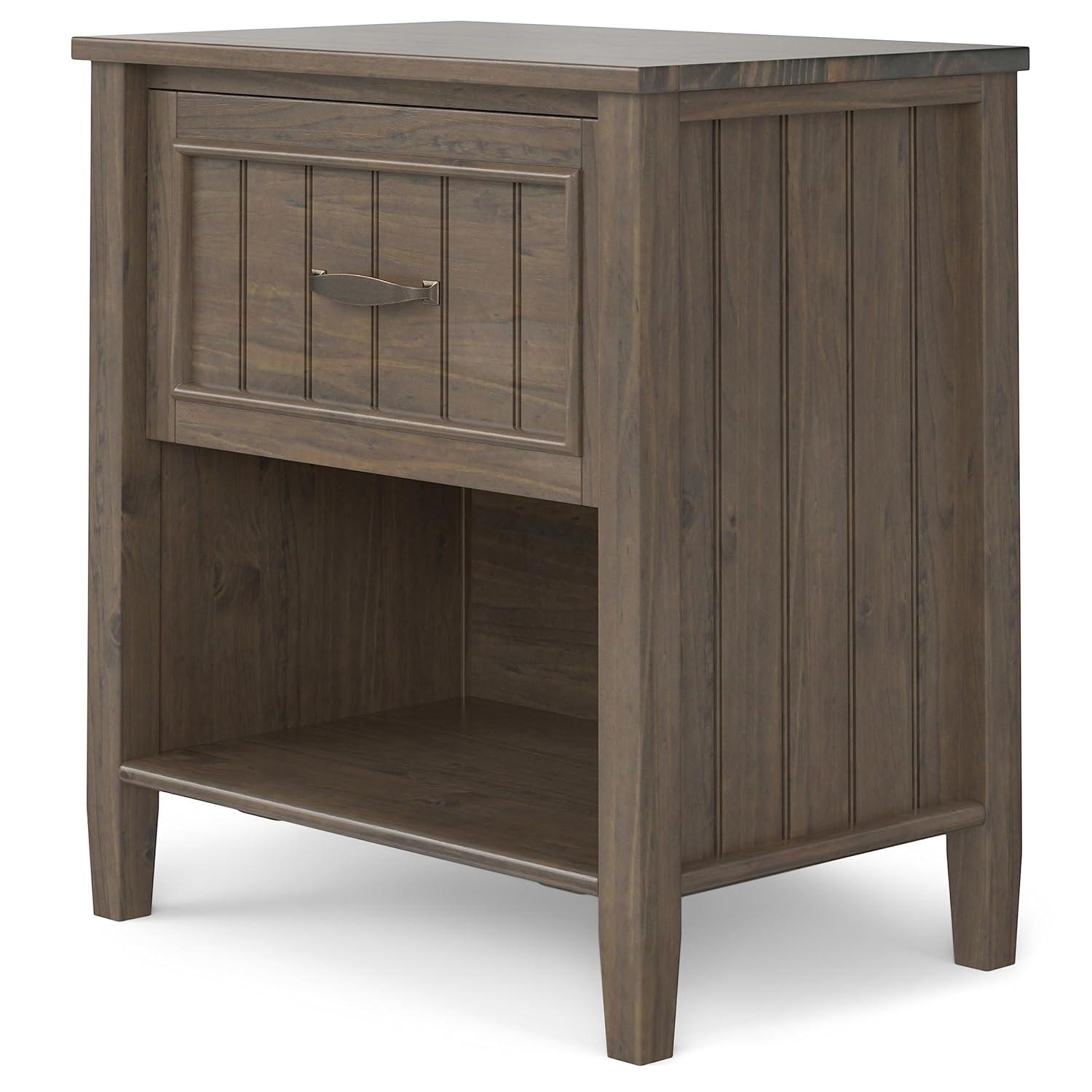 Simpli Home 24"W Solid Wood Bedside Table with Drawer