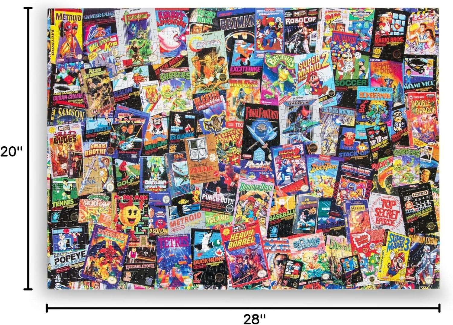 Toynk 8-Bit Armageddon Retro Video Game Puzzle | 1000 Piece Jigsaw Puzzle