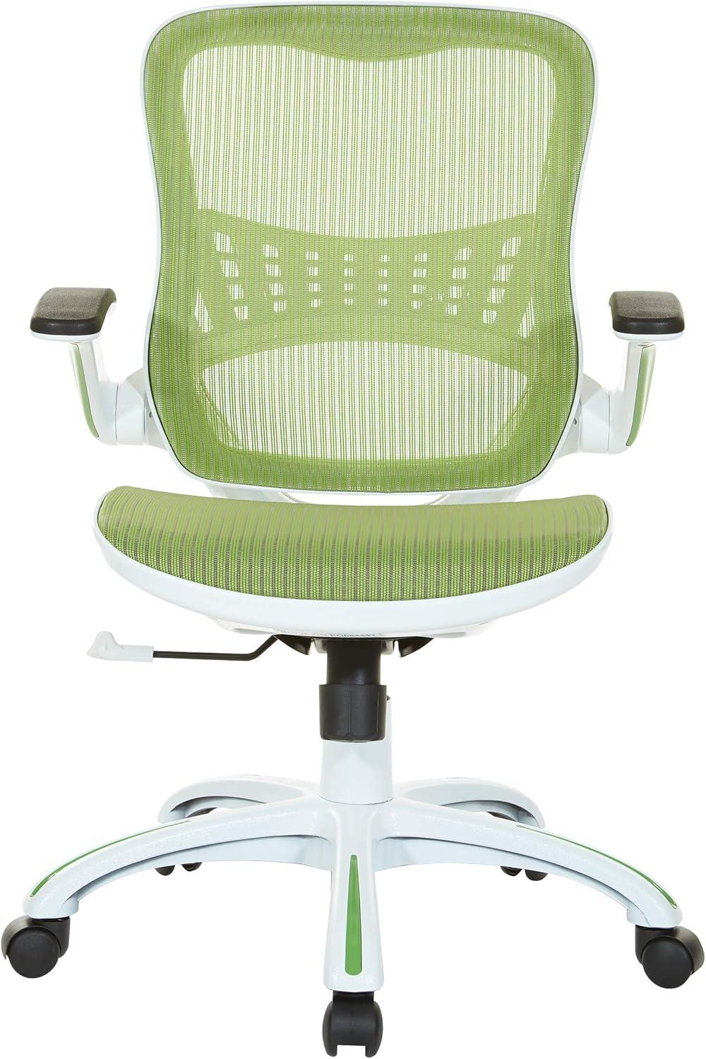 OSP Home Furnishings Riley Office Chair with Green Mesh