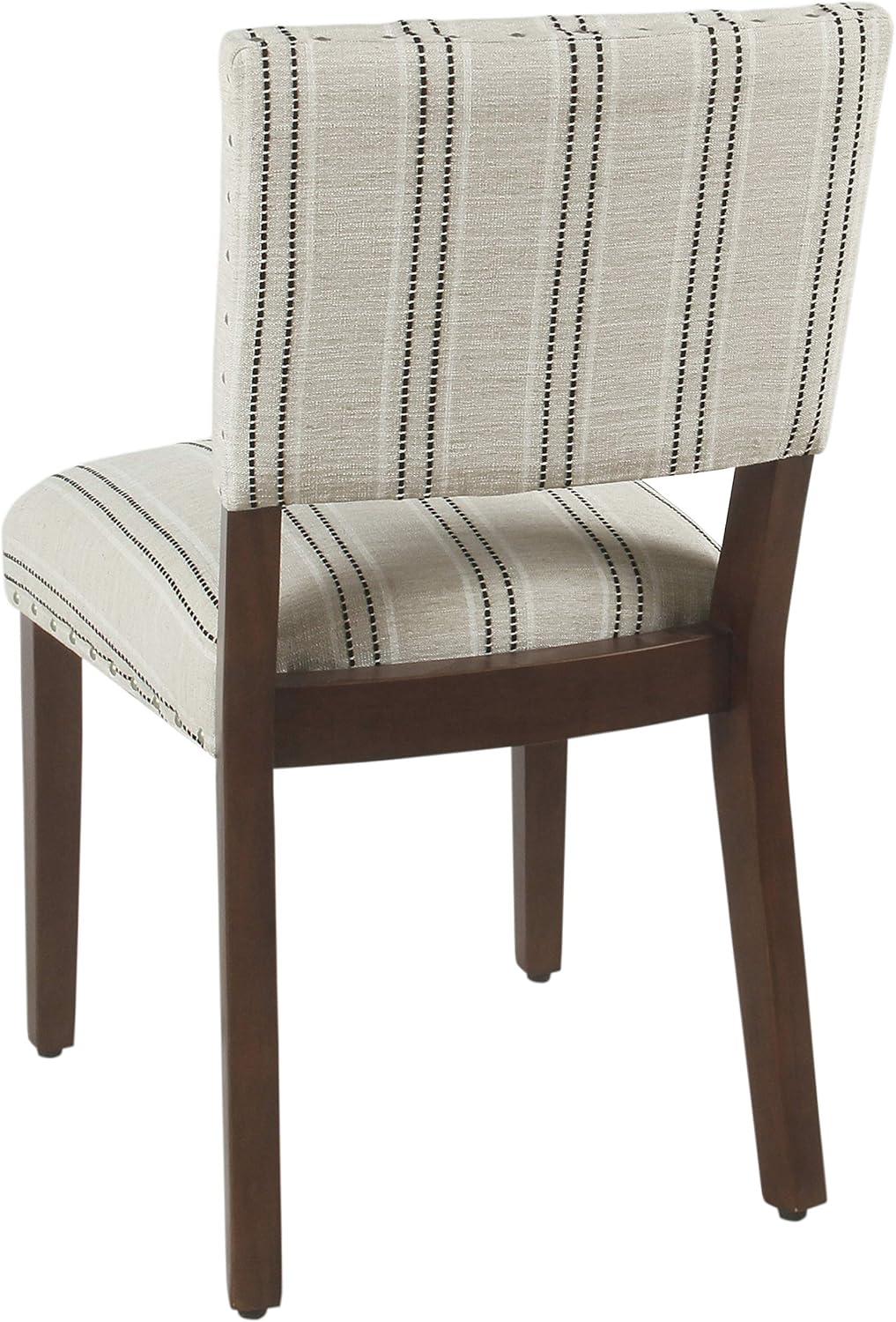 Set of 2 Stripe Dining Chairs - HomePop