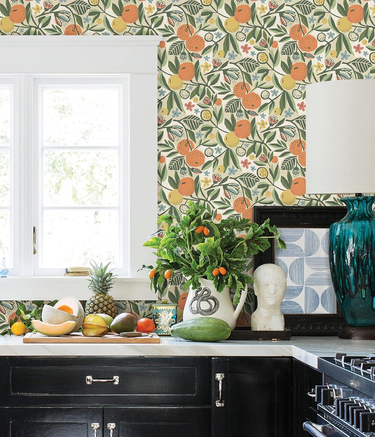 Peel & Stick Floral Roll