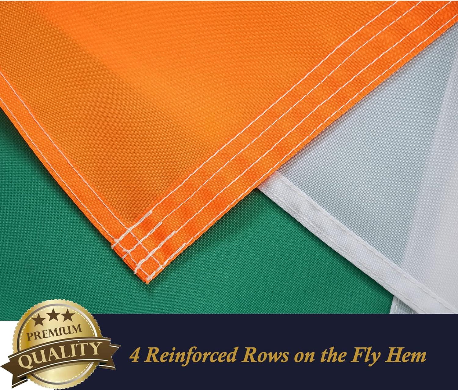 3X5 Ireland Flag 3'x5' Irish FLAG BANNER FAST USA SHIPPER 100D FABRIC