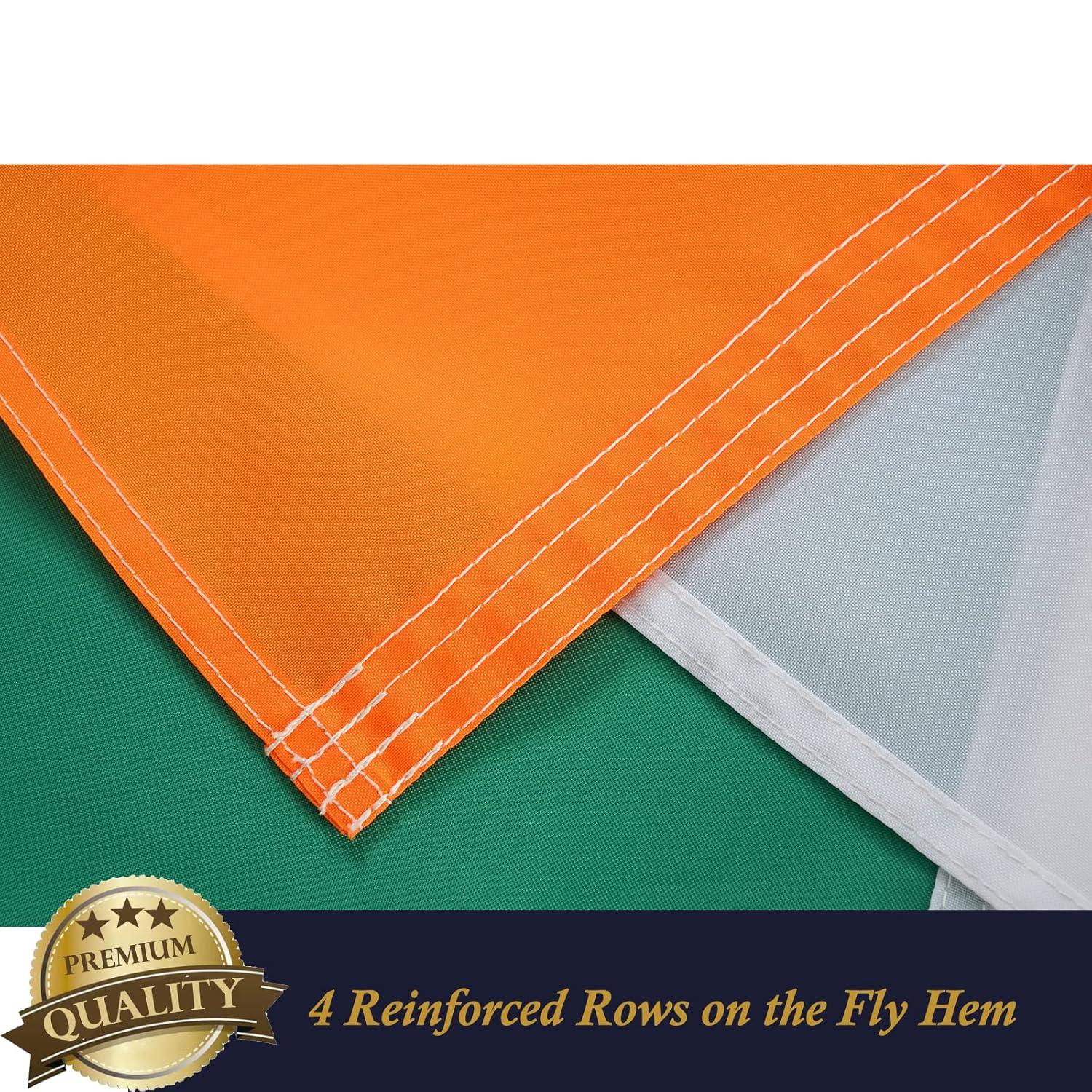 3X5 Ireland Flag 3'x5' Irish FLAG BANNER FAST USA SHIPPER 100D FABRIC