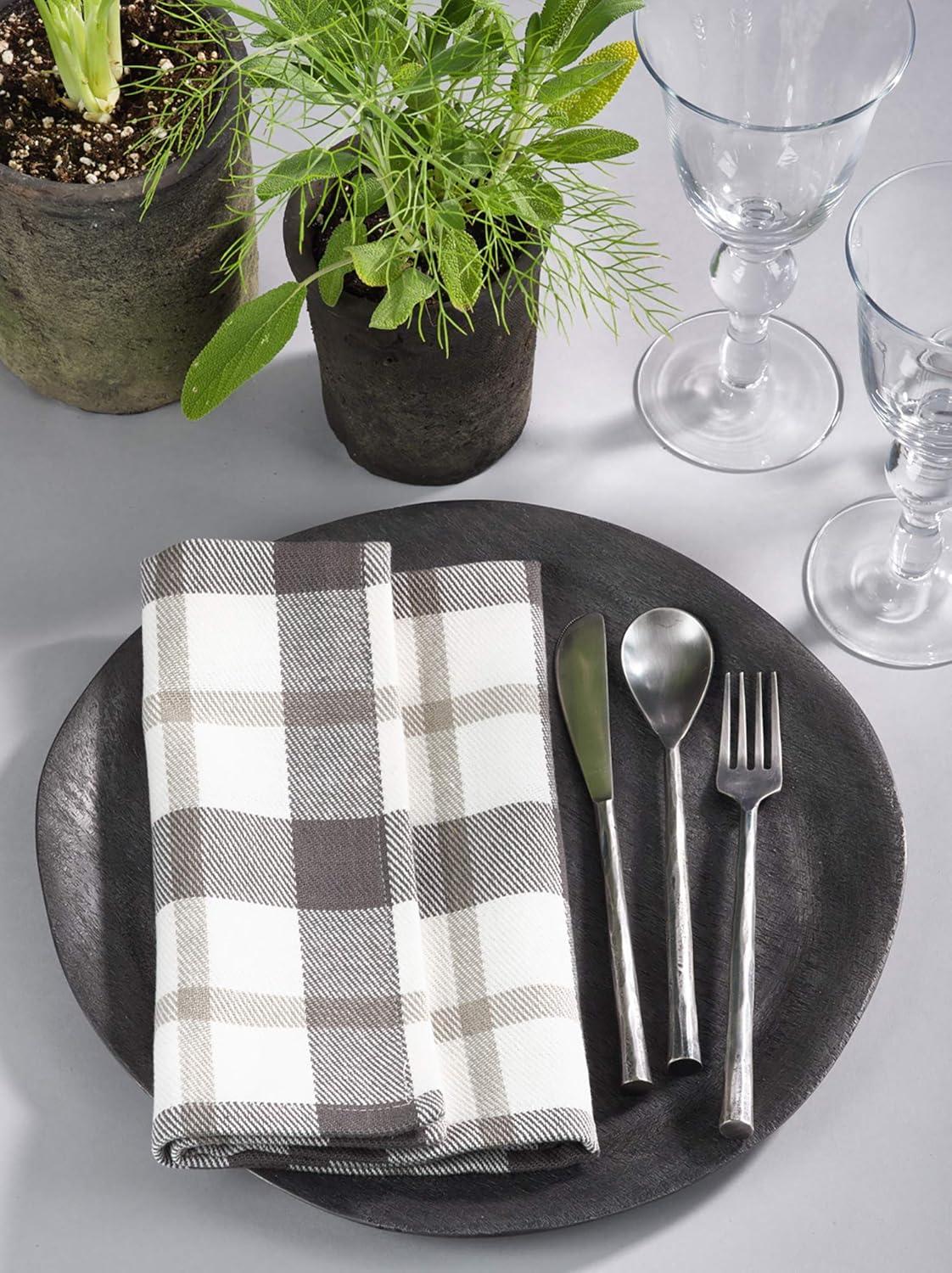 Aadje Cotton Plaid Square Napkin