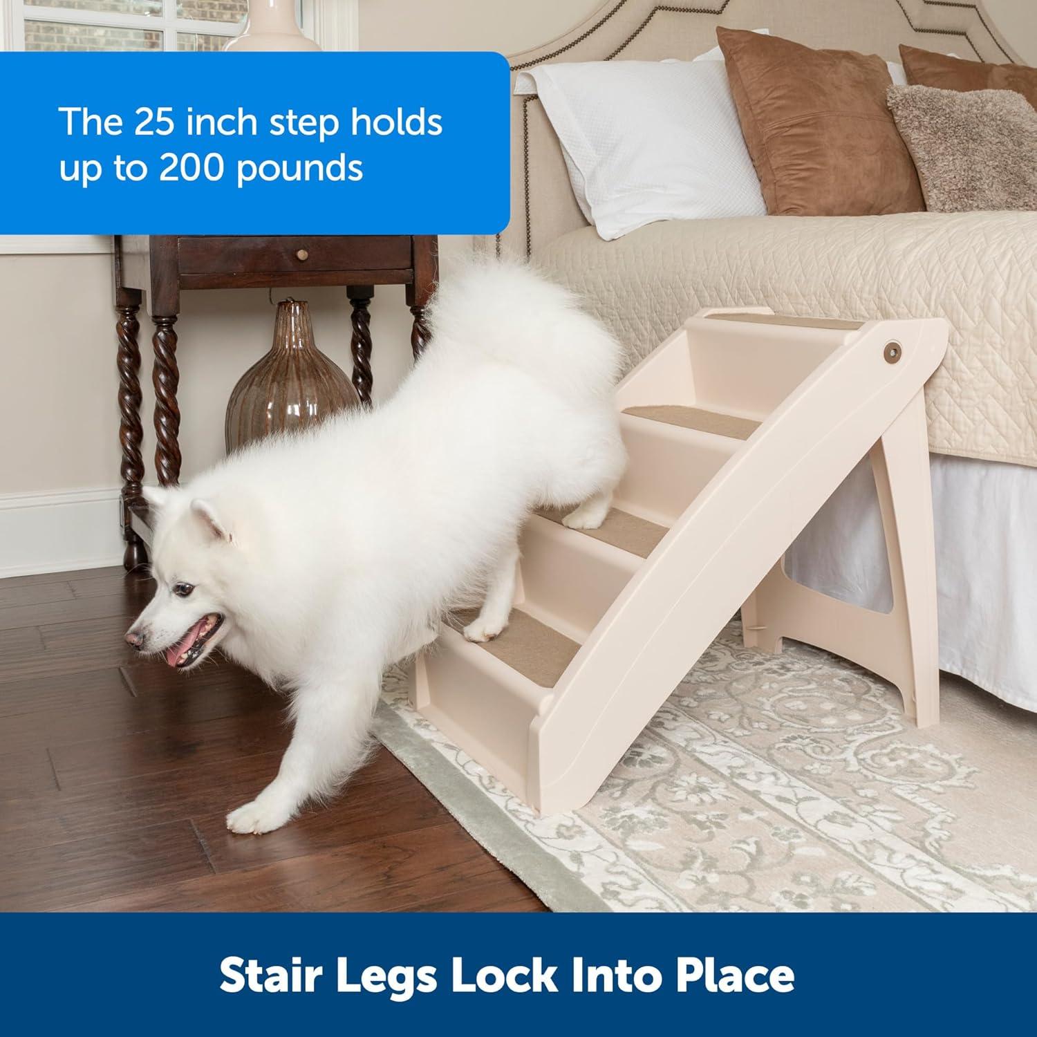 CozyUp Folding Pet Steps 25"