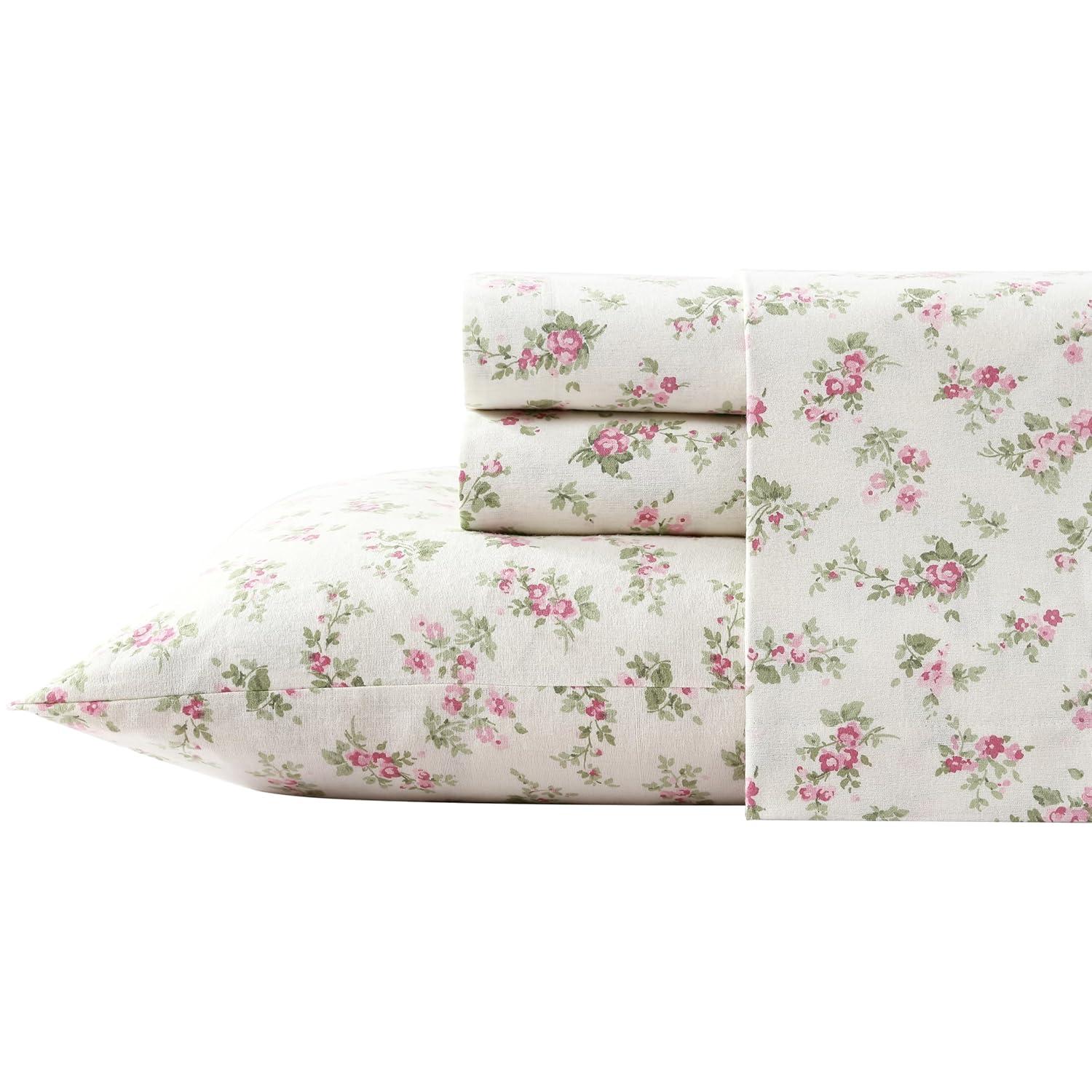 Laura Ashley Laura Ashley Cotton Flannel Cozy Sheet Sets