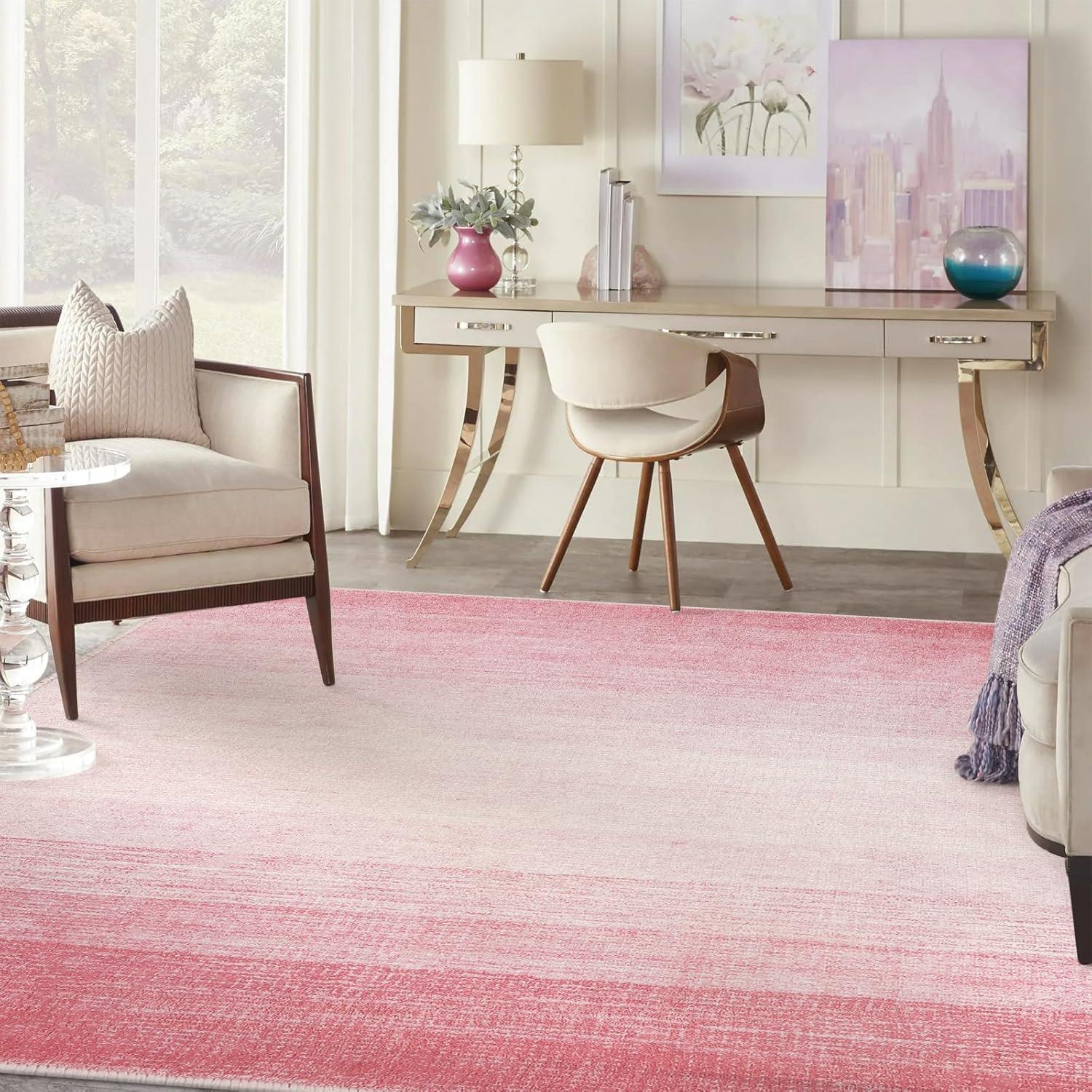 Nourison Essentials Rose Area Rug