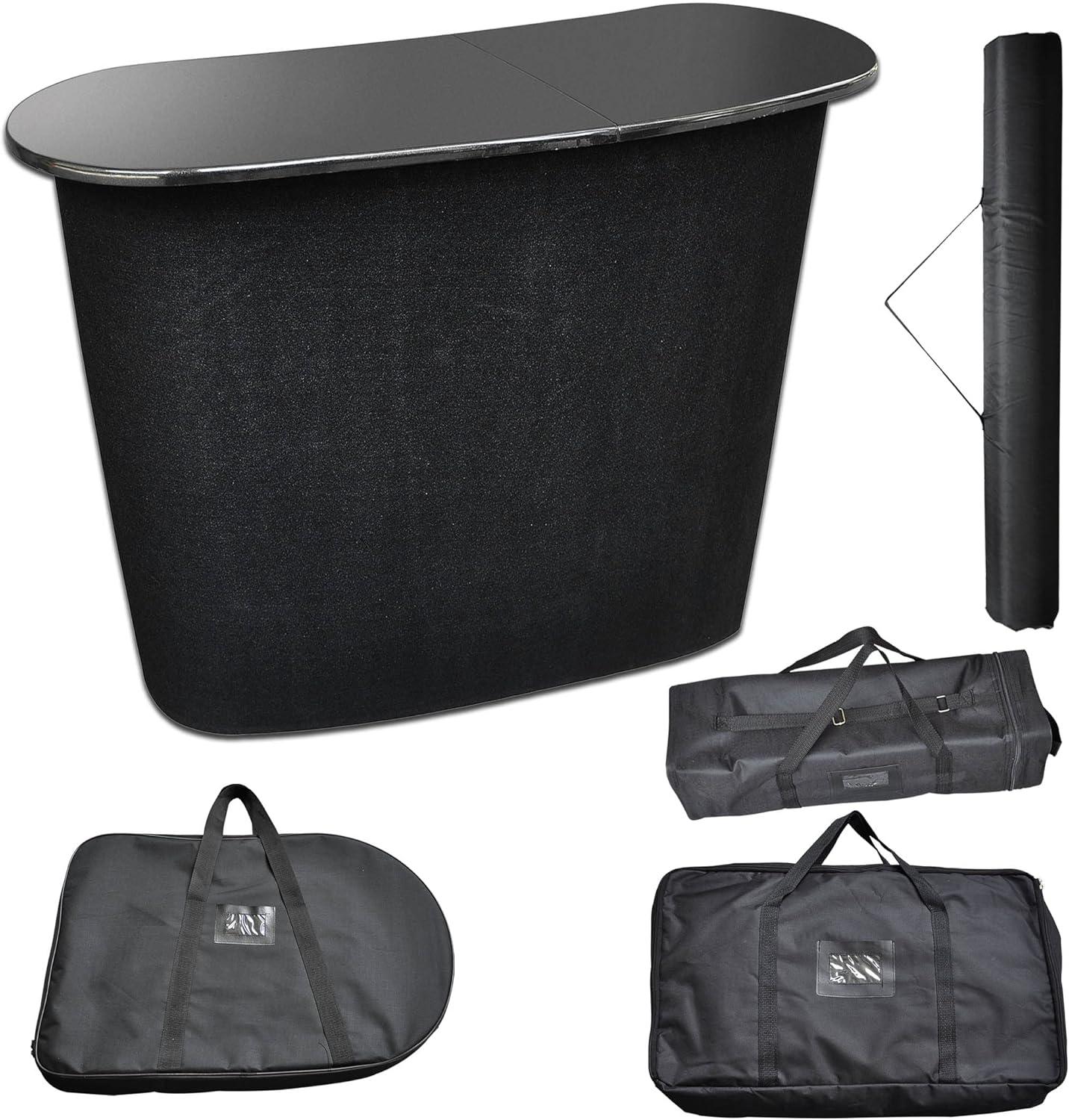 Yescom Portable Pop Up Podium Counter Table Stand Promotion Retail Trade Show Display