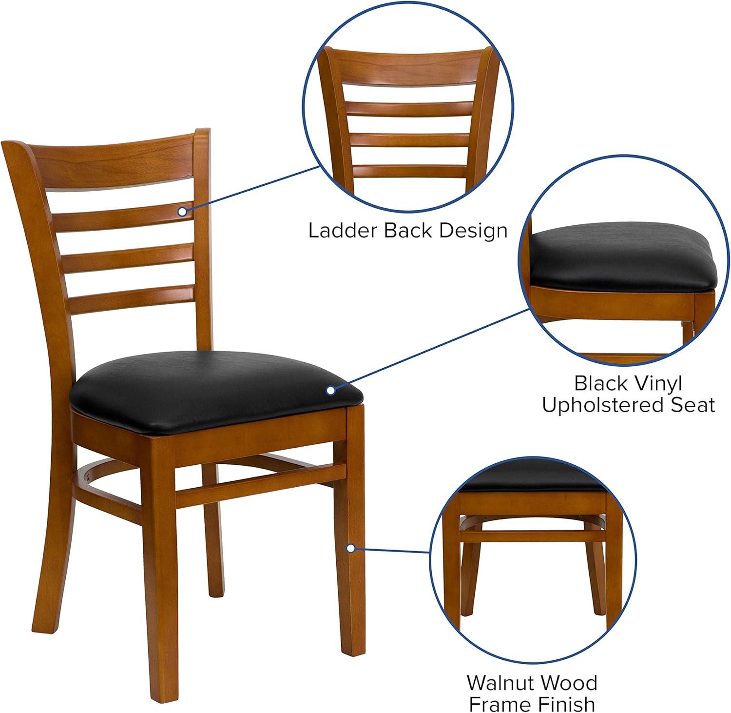 Red Barrel Studio® Ladder Back Wooden Restaurant Chair