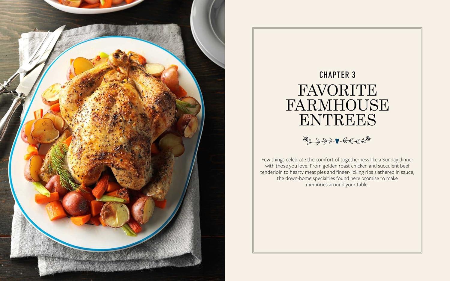 Taste of Home Farmhouse Family Dinners: Turn Sunday Night Meals into Lifelong Memories (Hardcover)