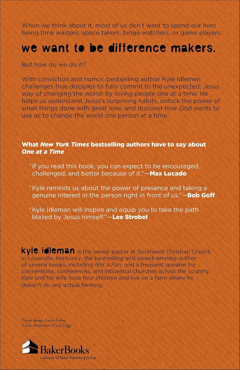 One at a Time - by  Kyle Idleman (Paperback)