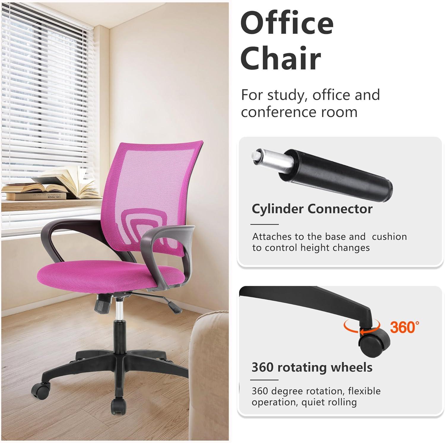 FENG20 Ergonomic Mesh Office Chair Computer Desk Chair Swivel Executive Chair