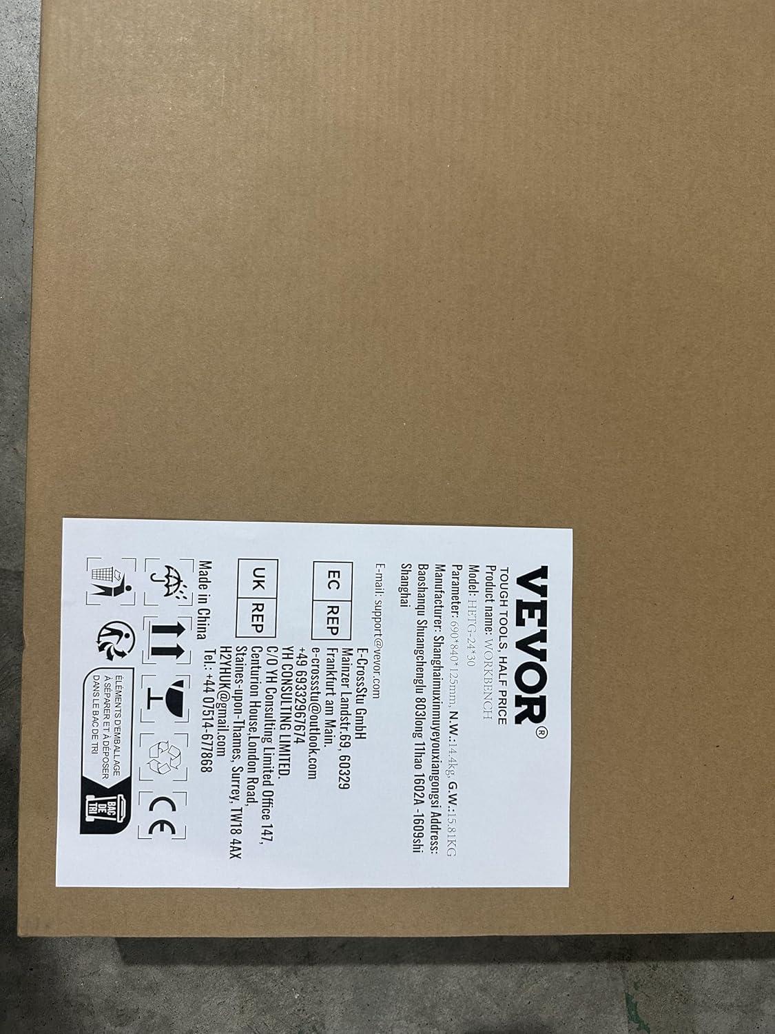 VEVOR Metal Kitchen Cart