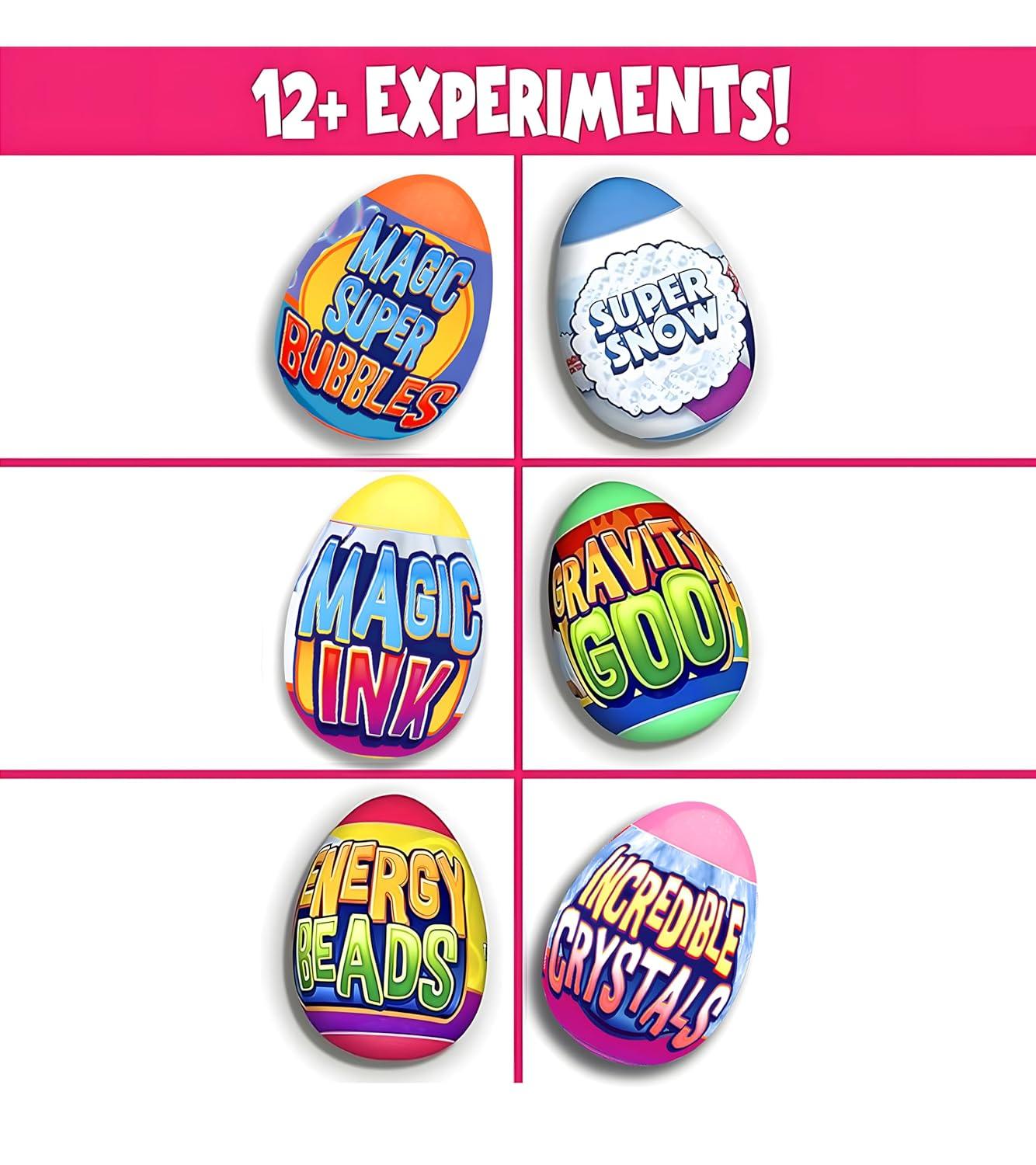 Be Amazing! Toys Egg-Cellent Experiment - 6 Pack Science Experiments for Children- Egg-Shaped Activity Kit for Boys and Girls - Easter Party Favor or Basket Stuffer - STEM for Kids 8+