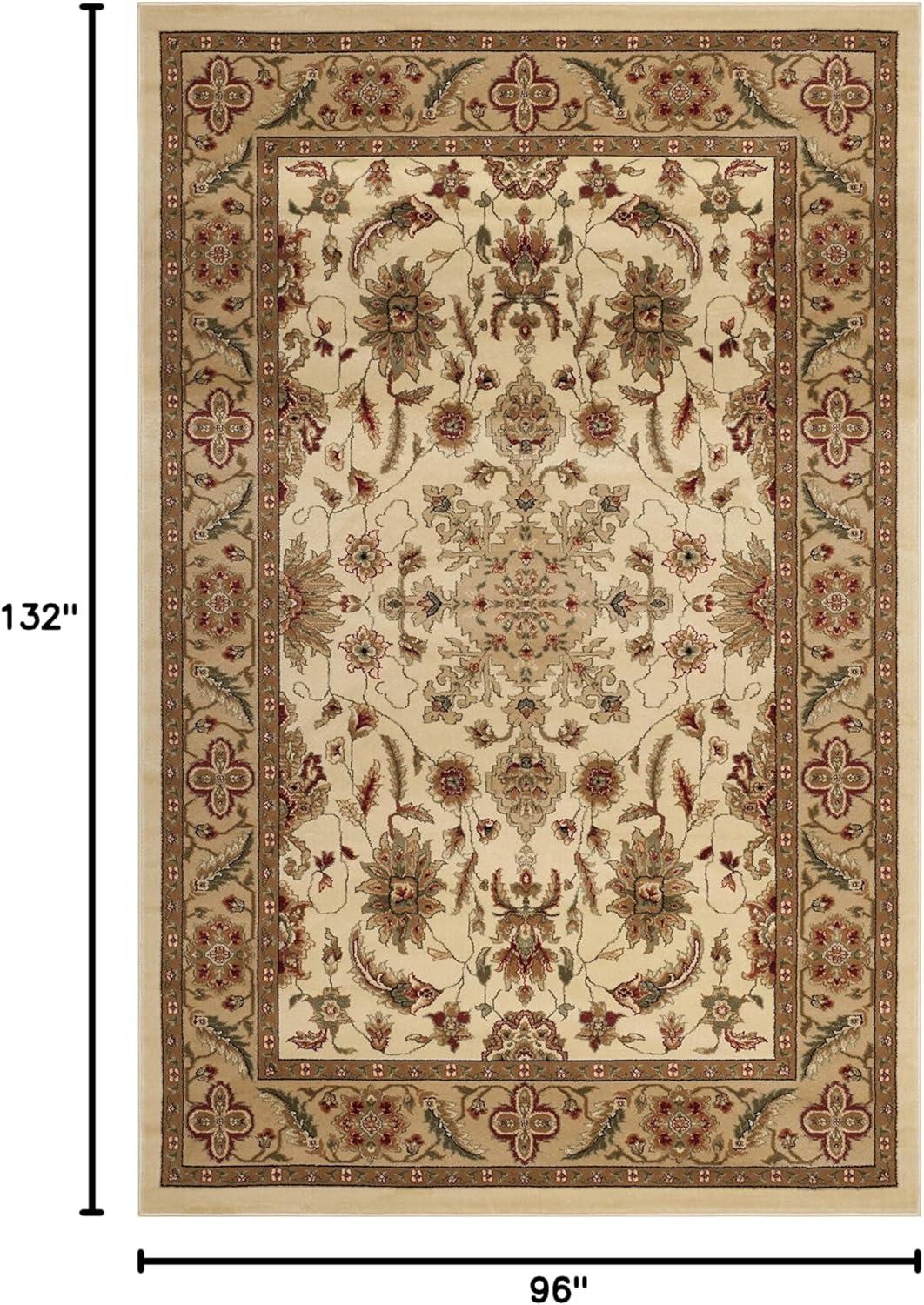 Lyndhurst LNH211 Power Loomed Area Rug - Ivory/Tan - 8'x11' - Safavieh.