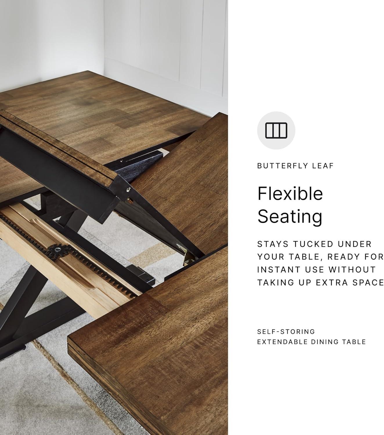 Signature Design by Ashley Hallanden Gray Dining Extension Table