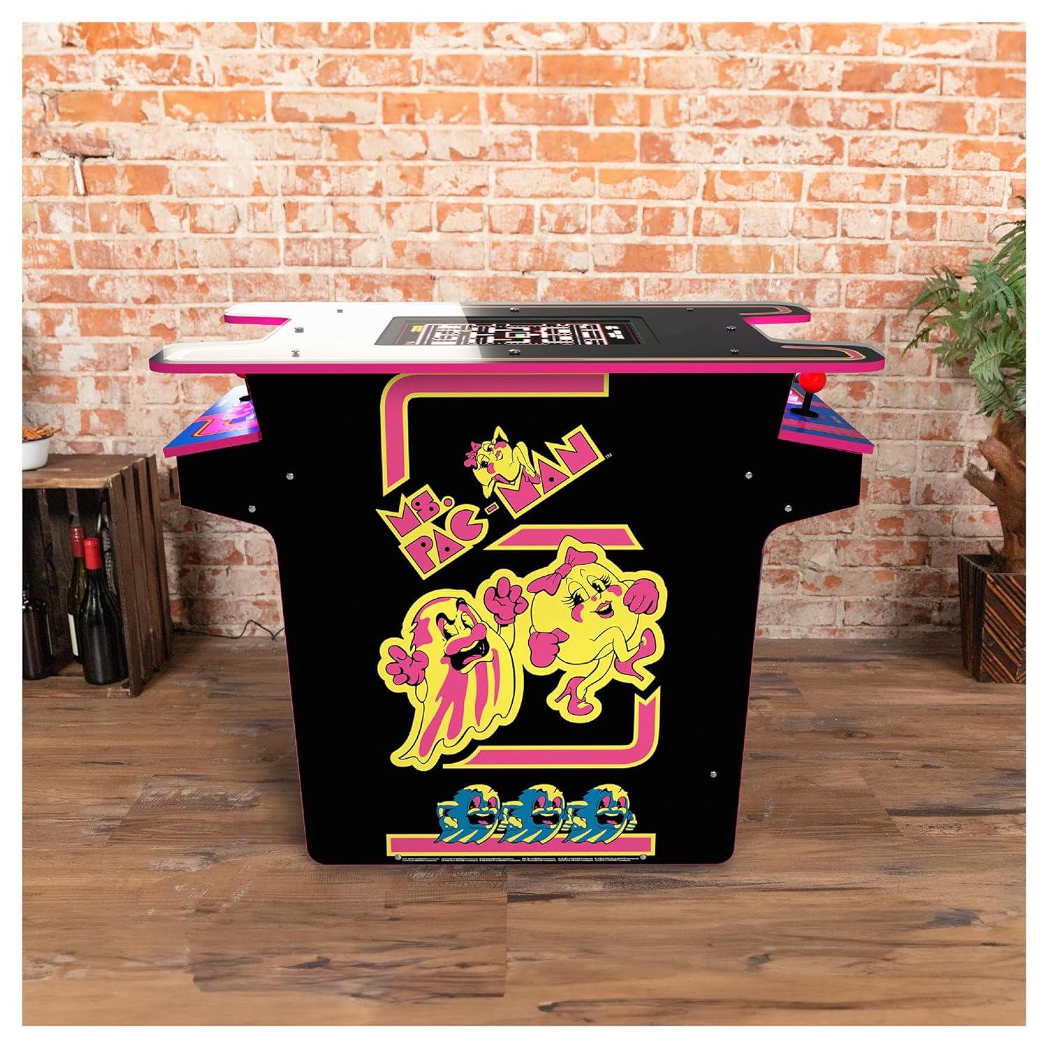 Arcade 1Up Arcade1Up Ms. Pac-Man 40th Anniversary Head-to-Head Black Series Edition Table